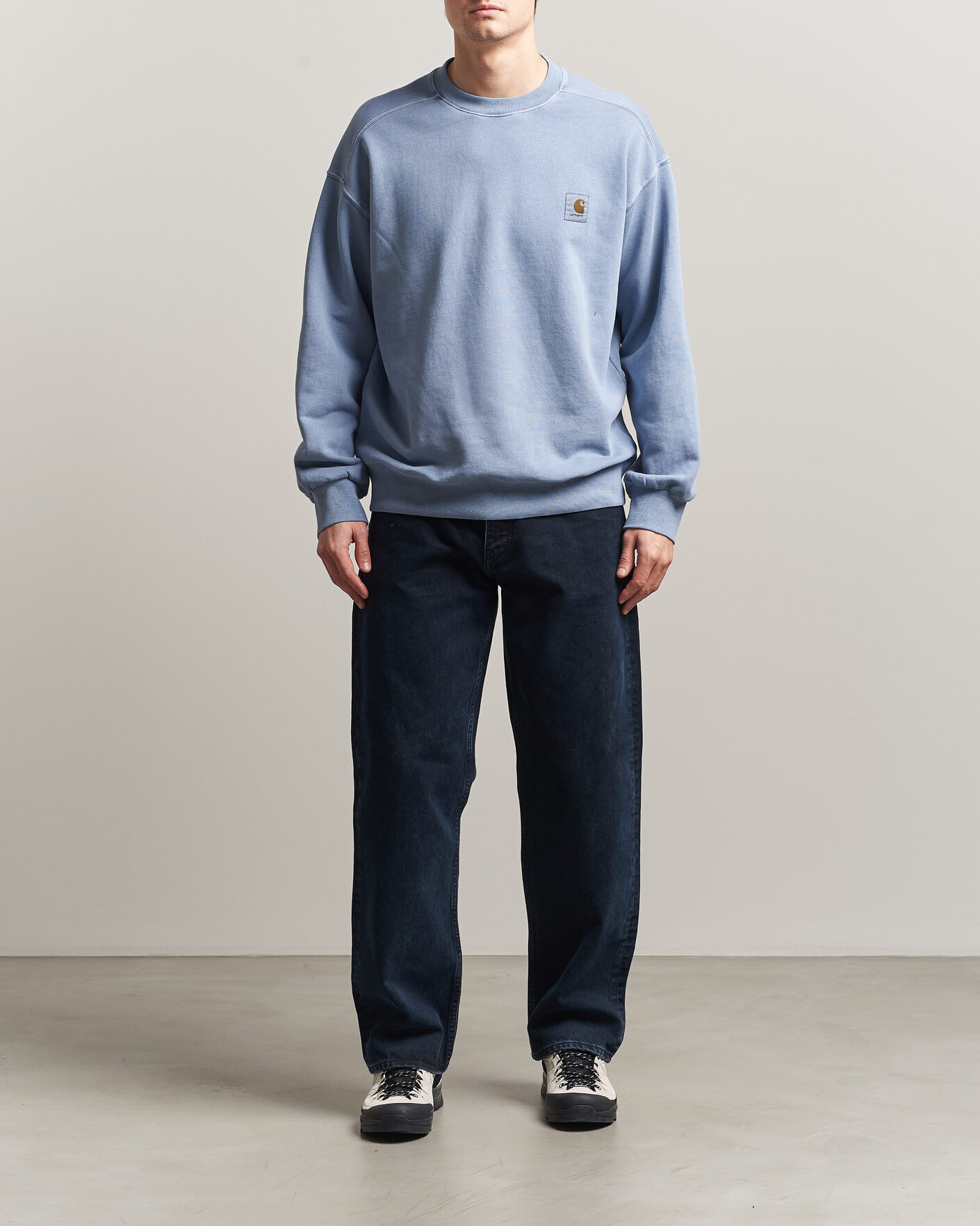 Uomini | Maglieria | Carhartt WIP | Nelson Sweatshirt Gentle Blue