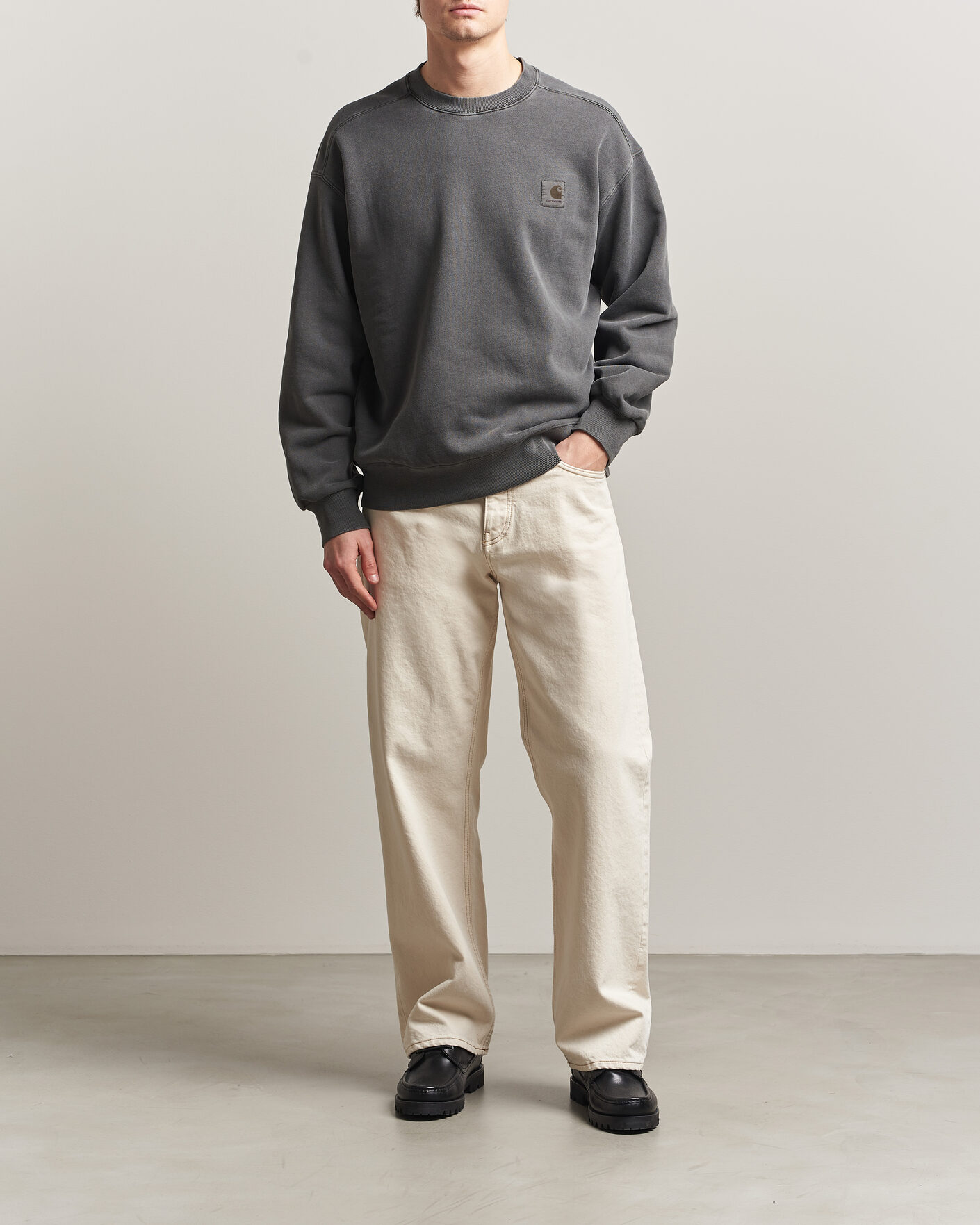 Uomini | Maglieria | Carhartt WIP | Nelson Sweatshirt Black