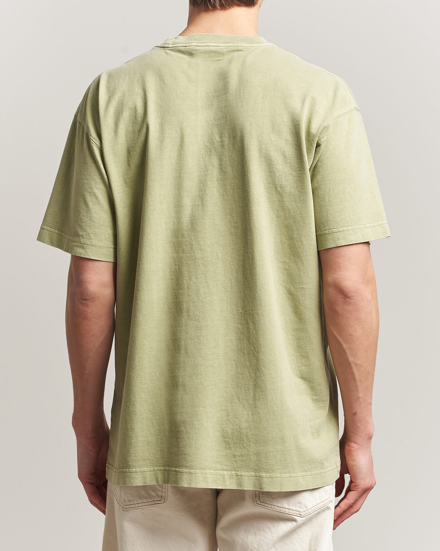 Uomini | T-shirt | Carhartt WIP | Nelson Cotton T-Shirt Gentle Green