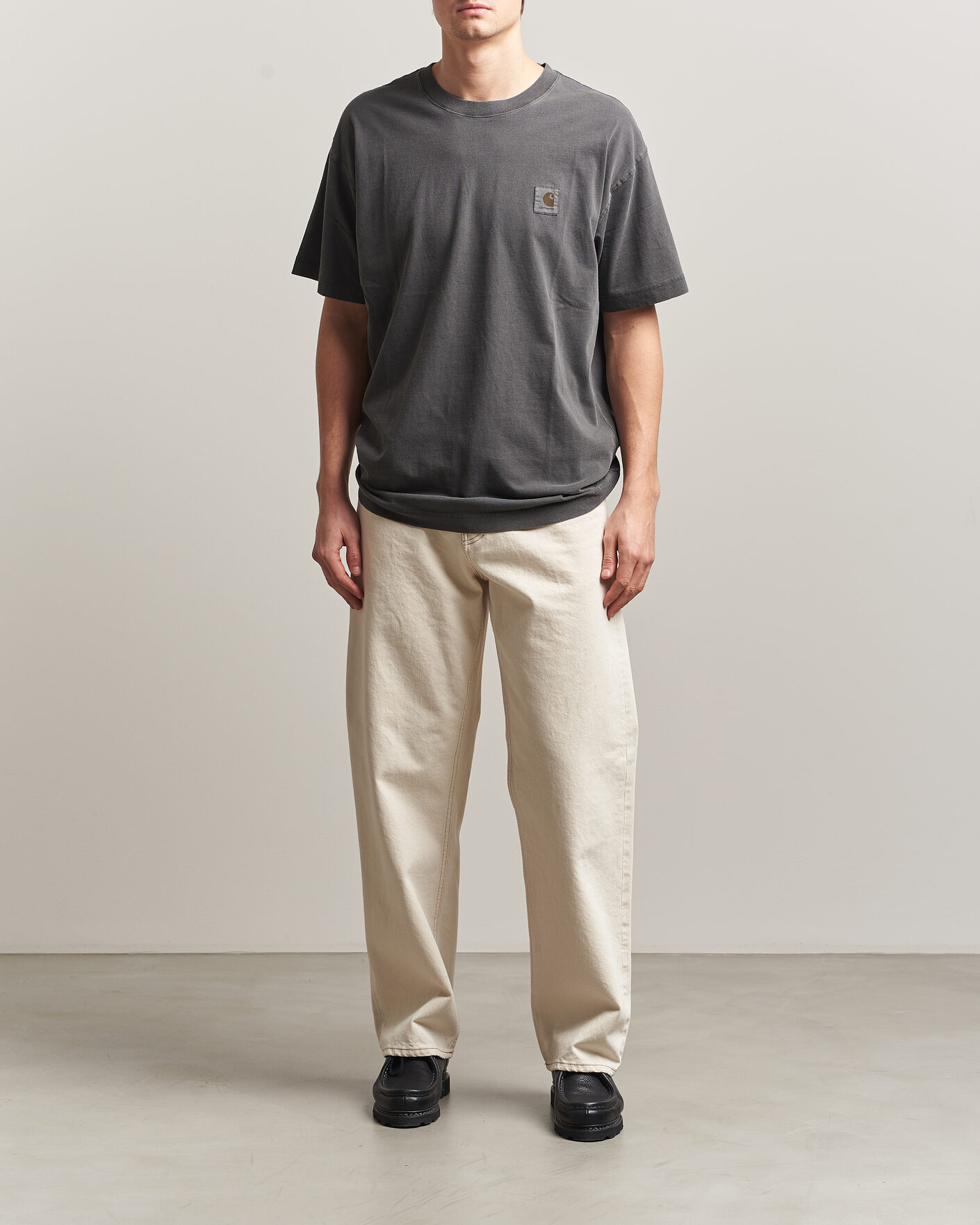 Uomini | T-shirt | Carhartt WIP | Nelson Cotton T-Shirt Black