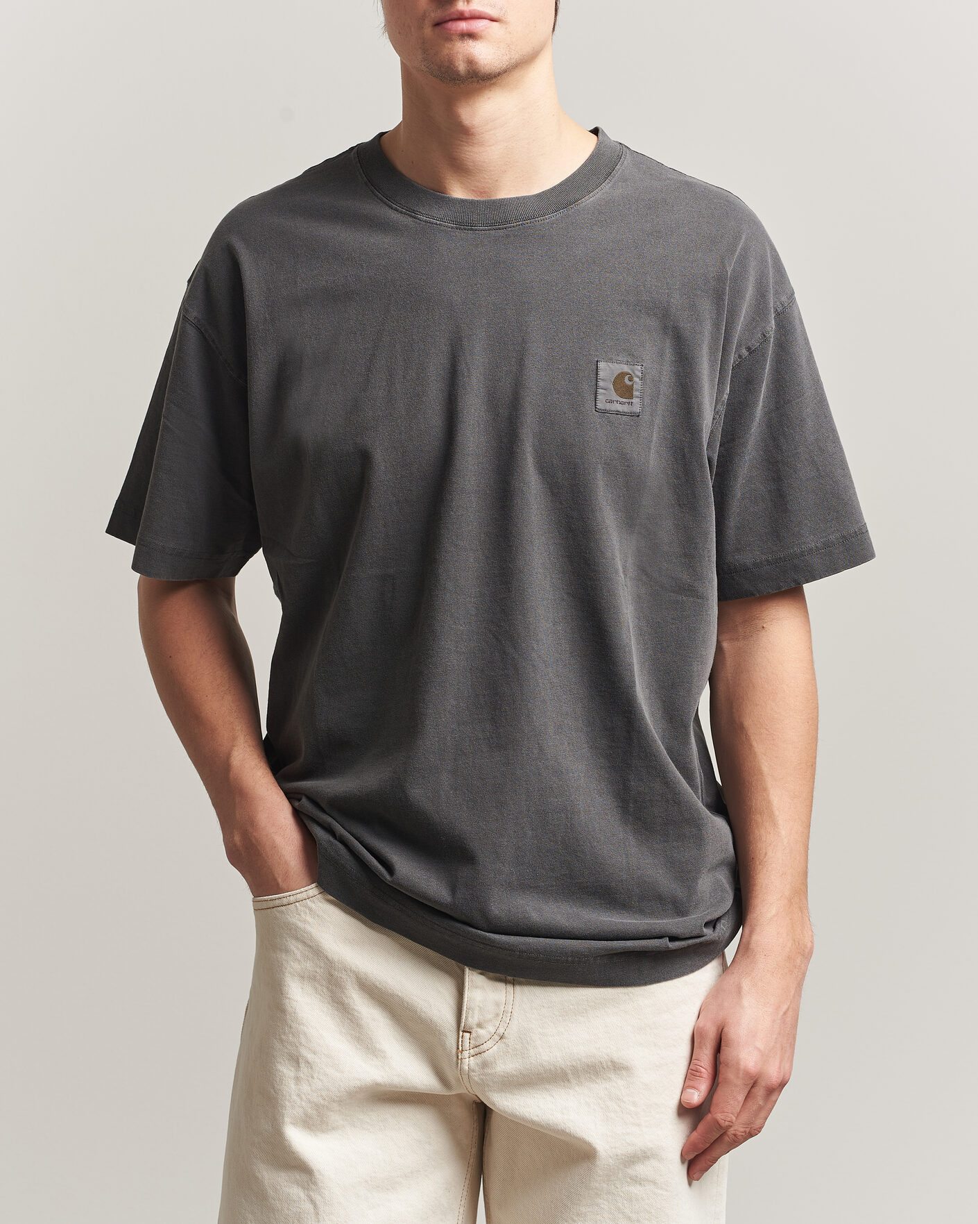 Uomini | T-shirt | Carhartt WIP | Nelson Cotton T-Shirt Black