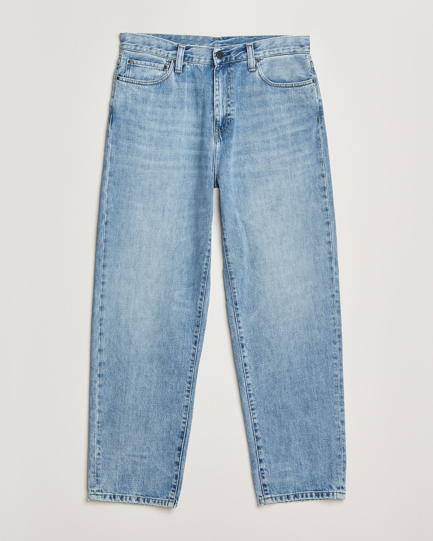 Uomini | Jeans | Carhartt WIP | Aaron Pant Smith Denim Burst Washed