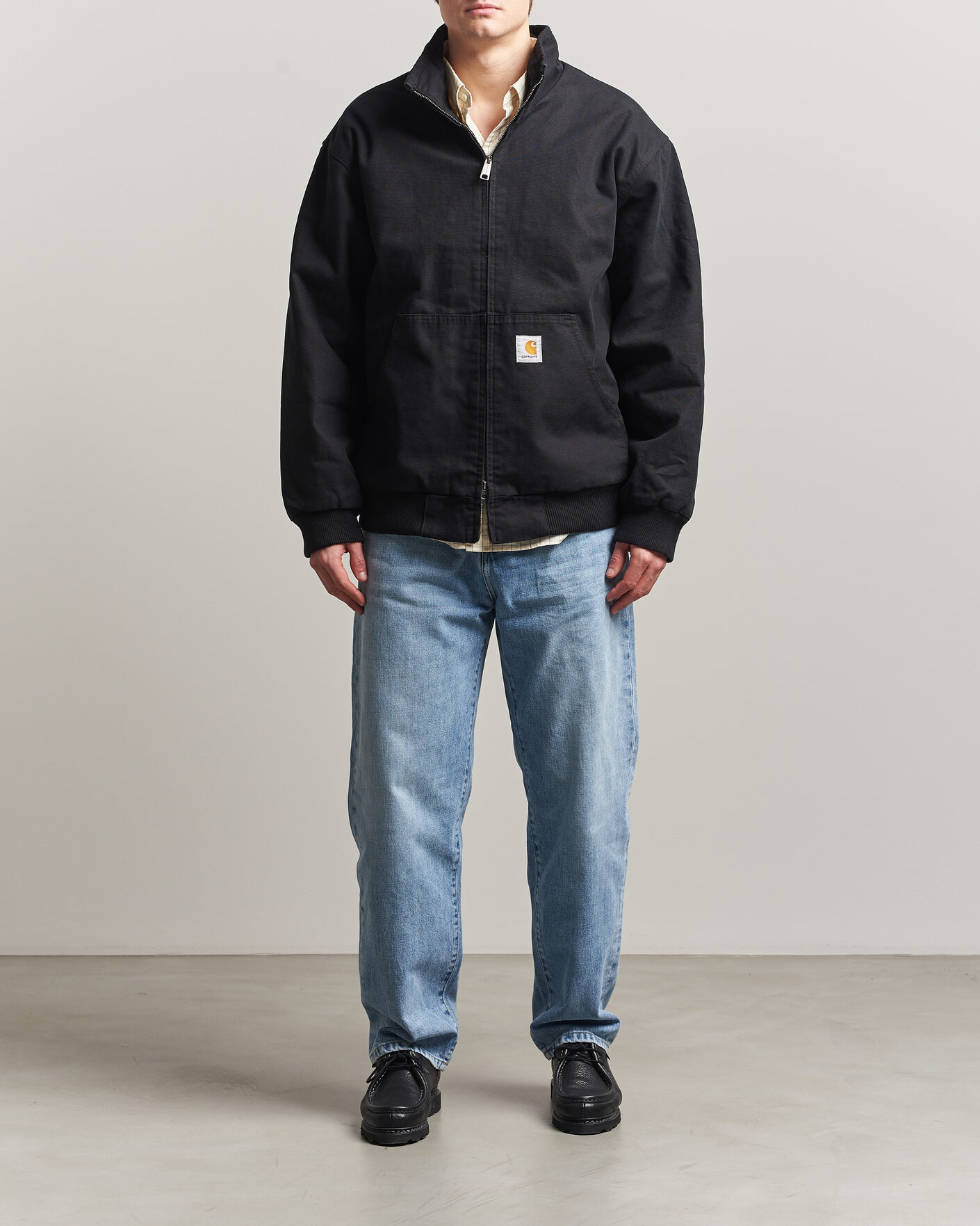 Uomini | Jeans | Carhartt WIP | Aaron Pant Smith Denim Burst Washed