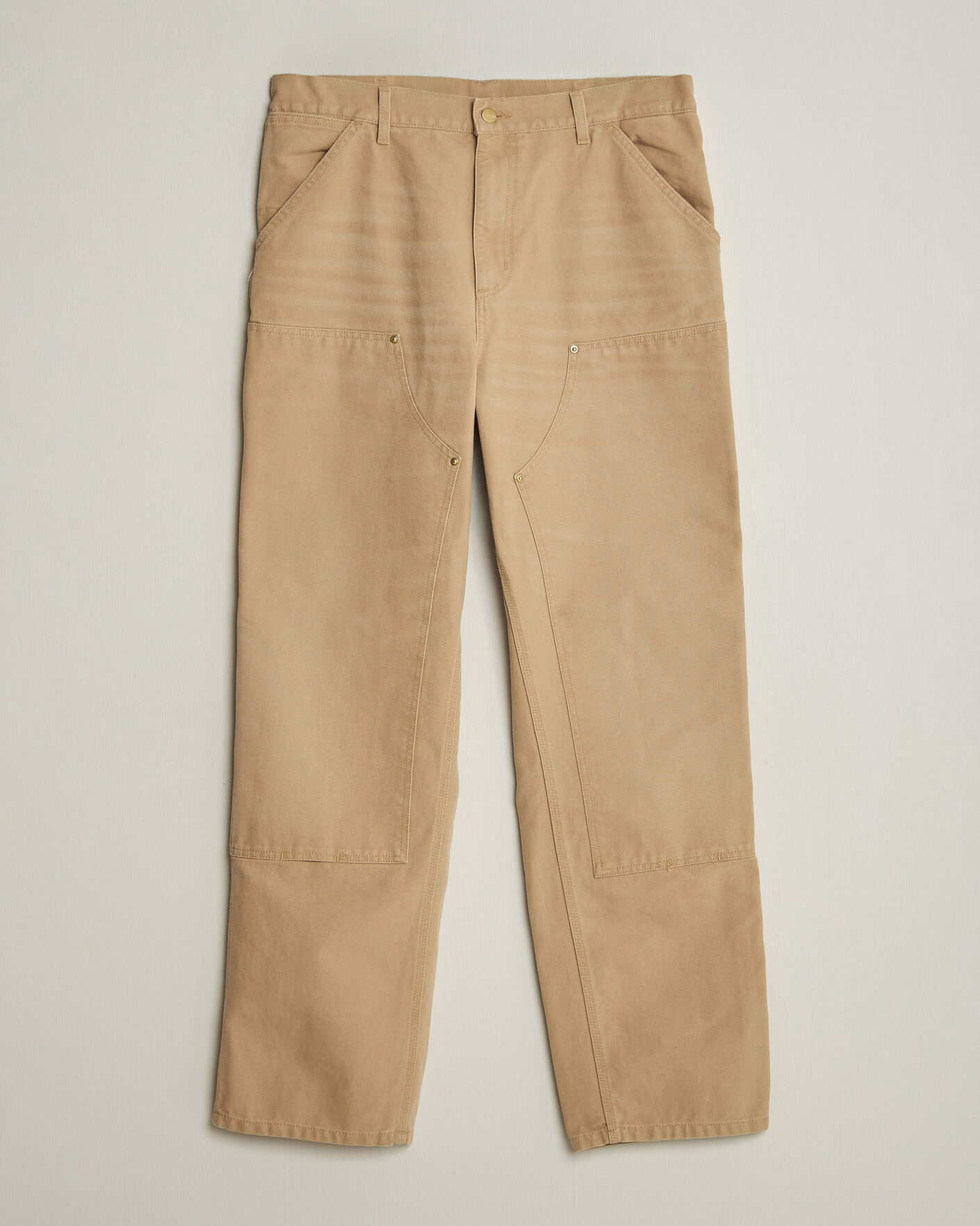Uomini | Pantaloni | Carhartt WIP | Double Knee Pants Dusty Age Brown