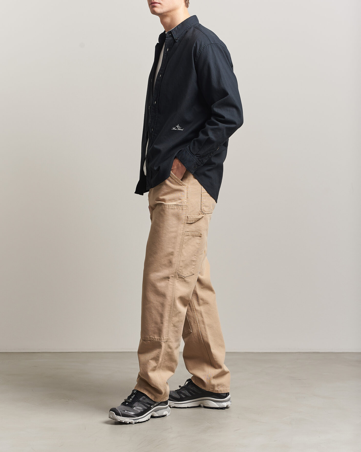 Uomini | Pantaloni | Carhartt WIP | Double Knee Pants Dusty Age Brown