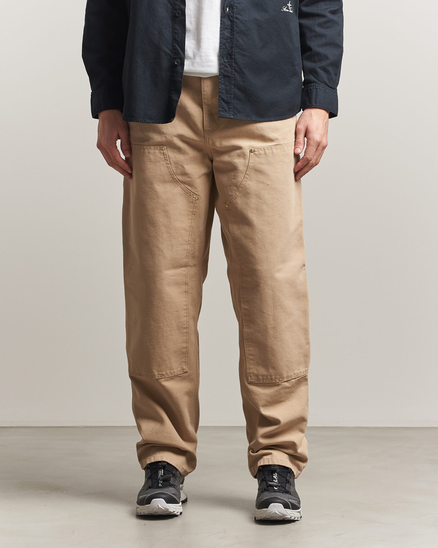 Uomini | Pantaloni | Carhartt WIP | Double Knee Pants Dusty Age Brown