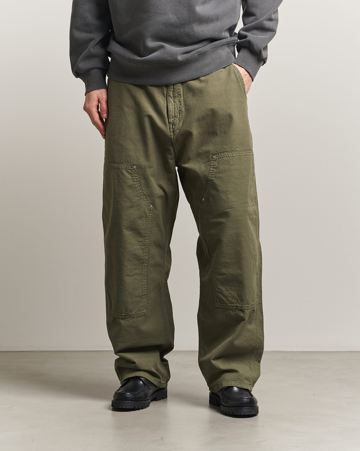 Uomini | Pantaloni | Carhartt WIP | Walter Double Knee Pant Leaf