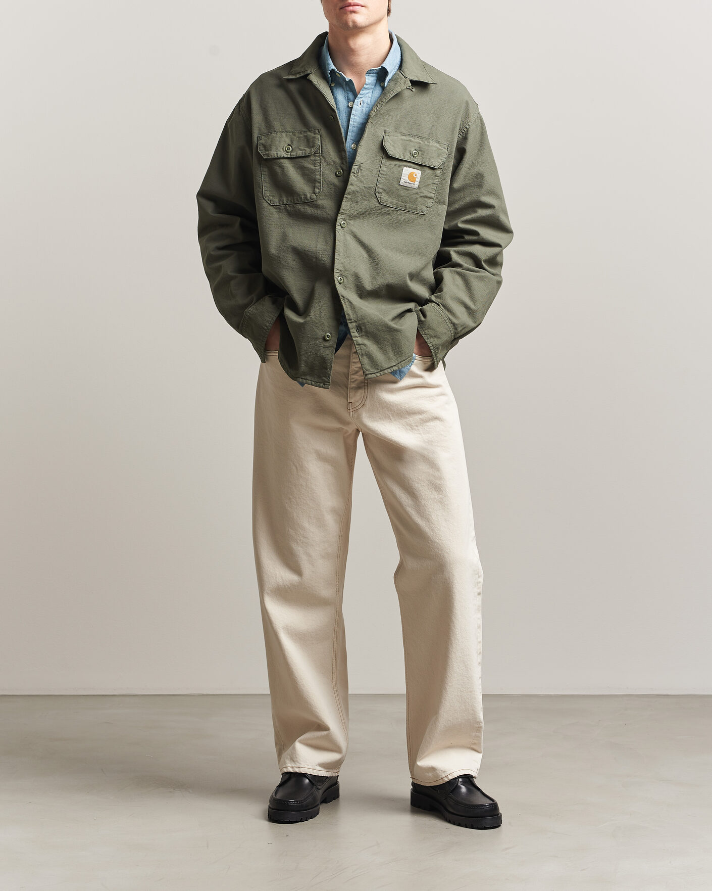 Uomini | Camicie | Carhartt WIP | Kelsey Long Sleeve Shirt Leaf