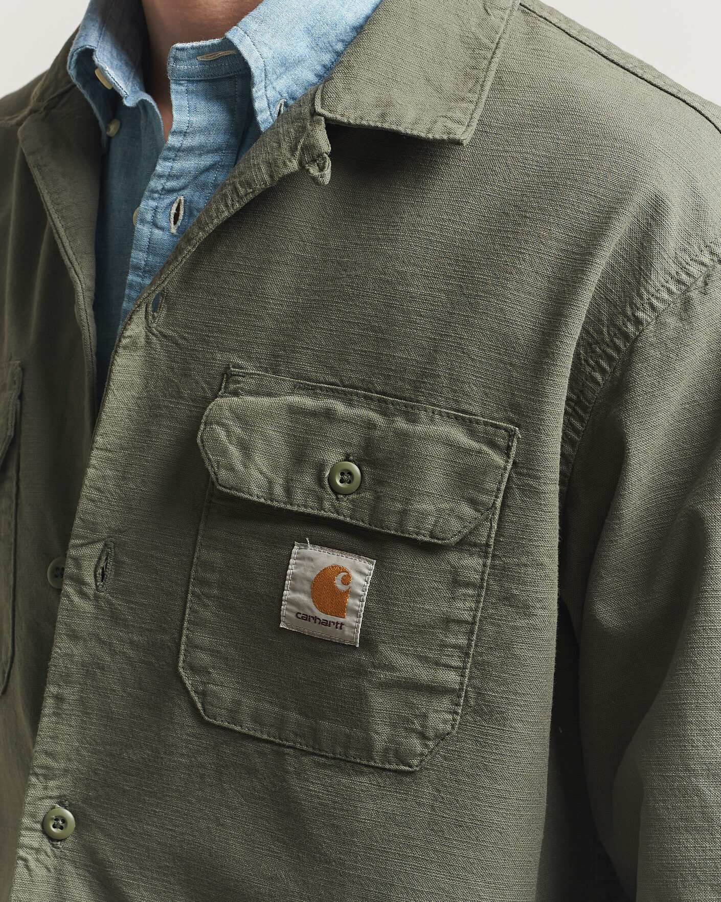 Uomini | Camicie | Carhartt WIP | Kelsey Long Sleeve Shirt Leaf