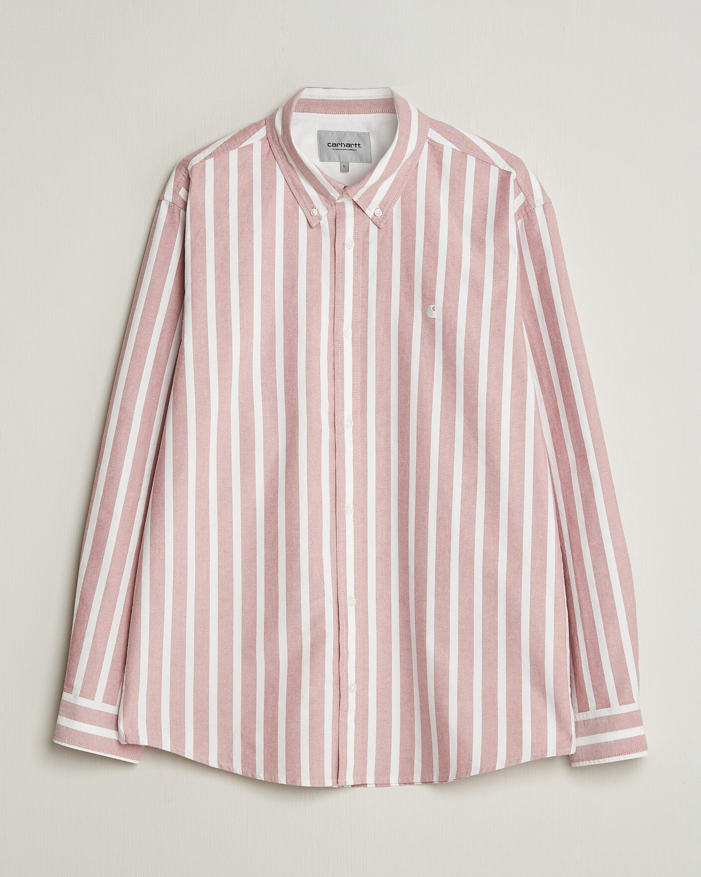 Uomini | Camicie | Carhartt WIP | Deven Striped Oxford Shirt Oxide Red