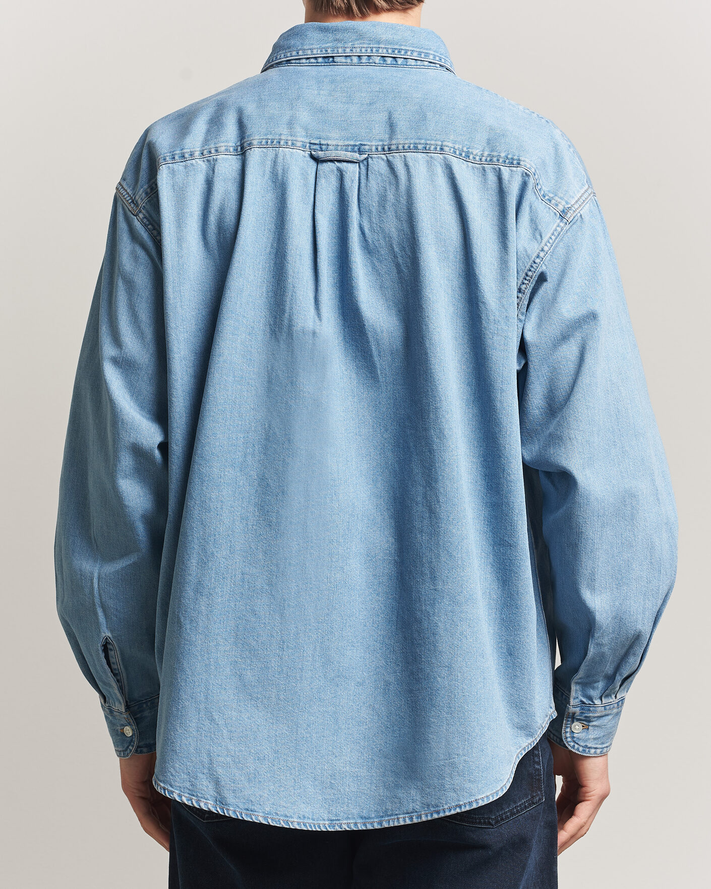 Uomini | Camicie | Carhartt WIP | Lucas Denim Shirt Blue Bleached