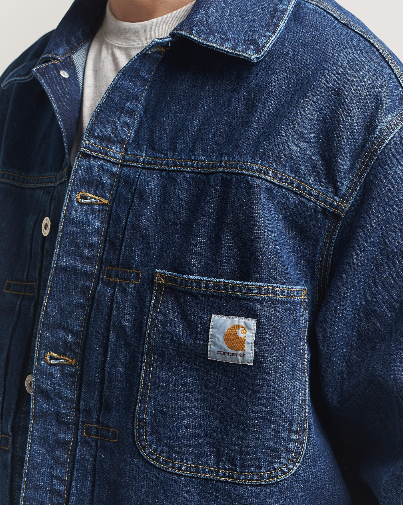 Uomini | Giacche | Carhartt WIP | Belmar Denim Jacket Blue Stone Wash