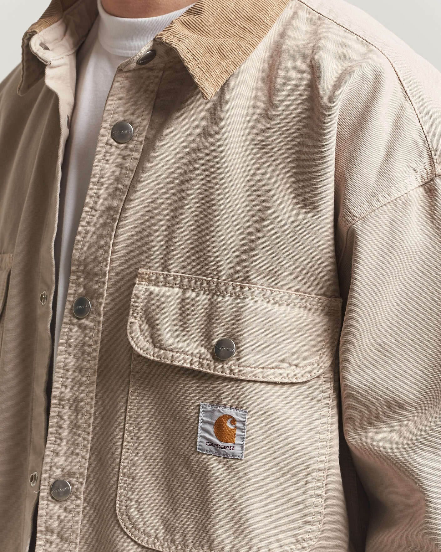 Uomini | Giacche | Carhartt WIP | Prescott Shirt Jacket Beige