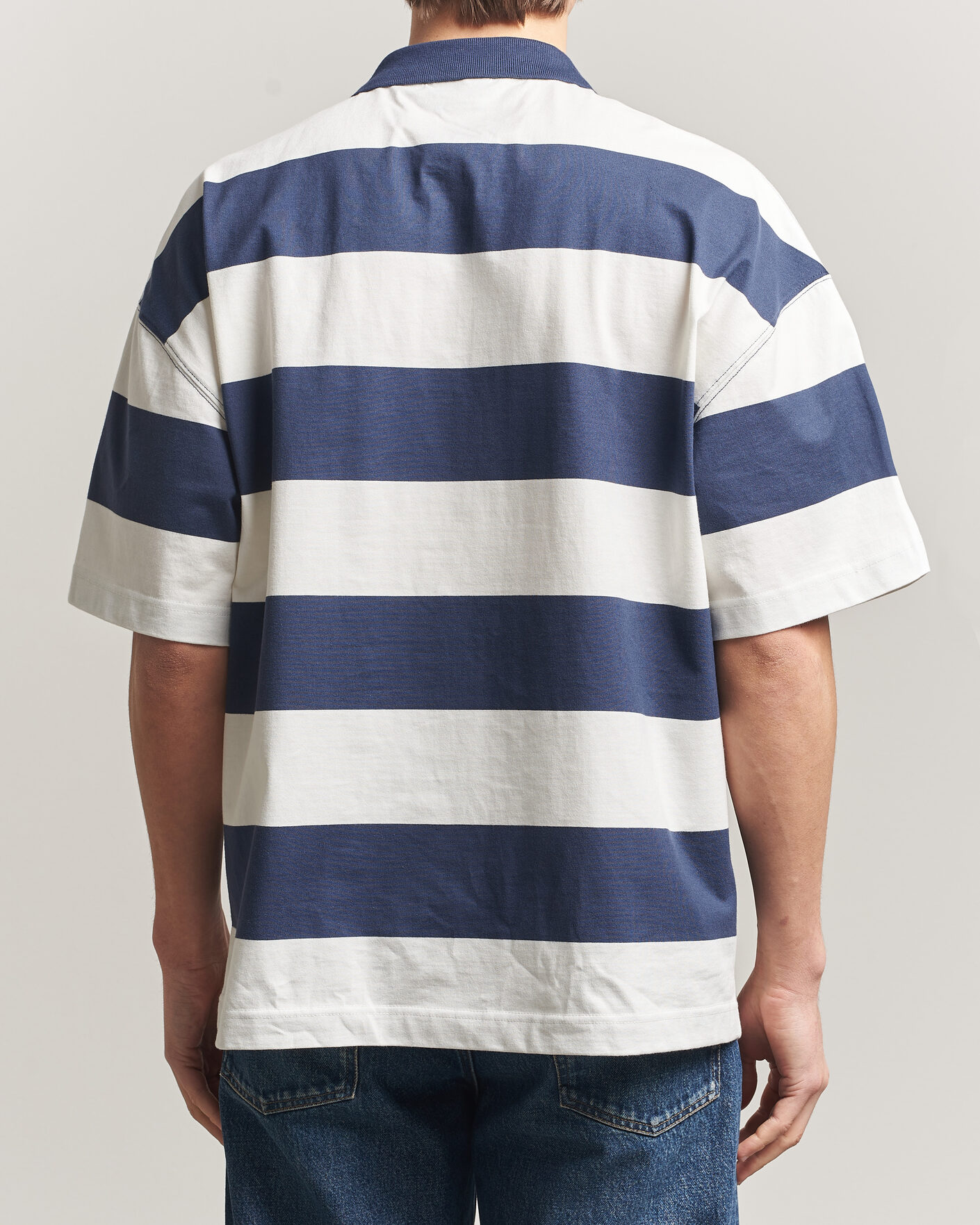 Uomini | Polo | Carhartt WIP | Delrey Polo Blue Stripe