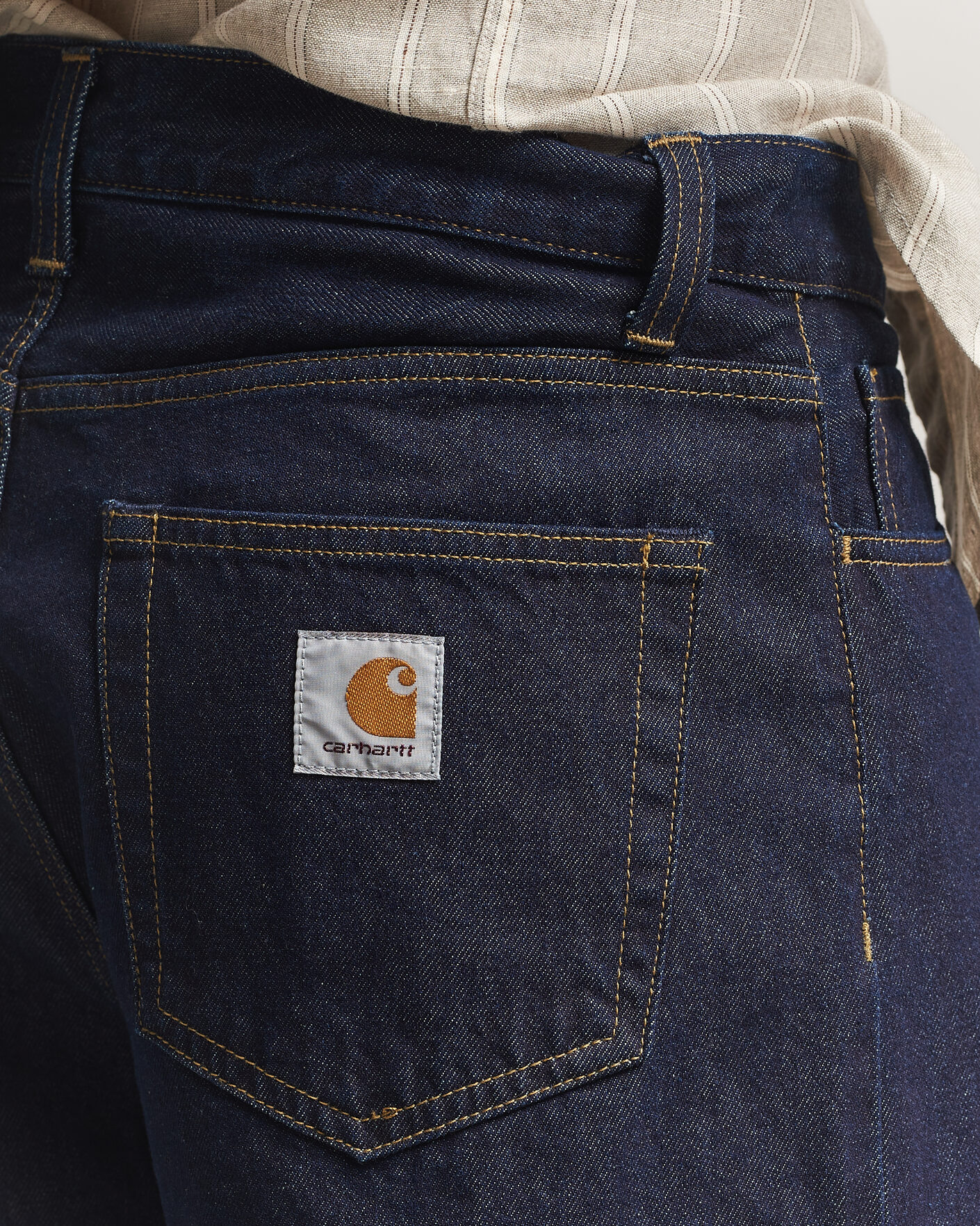 Uomini | Jeans | Carhartt WIP | Landon Pant Robertson Denim Blue Rinsed