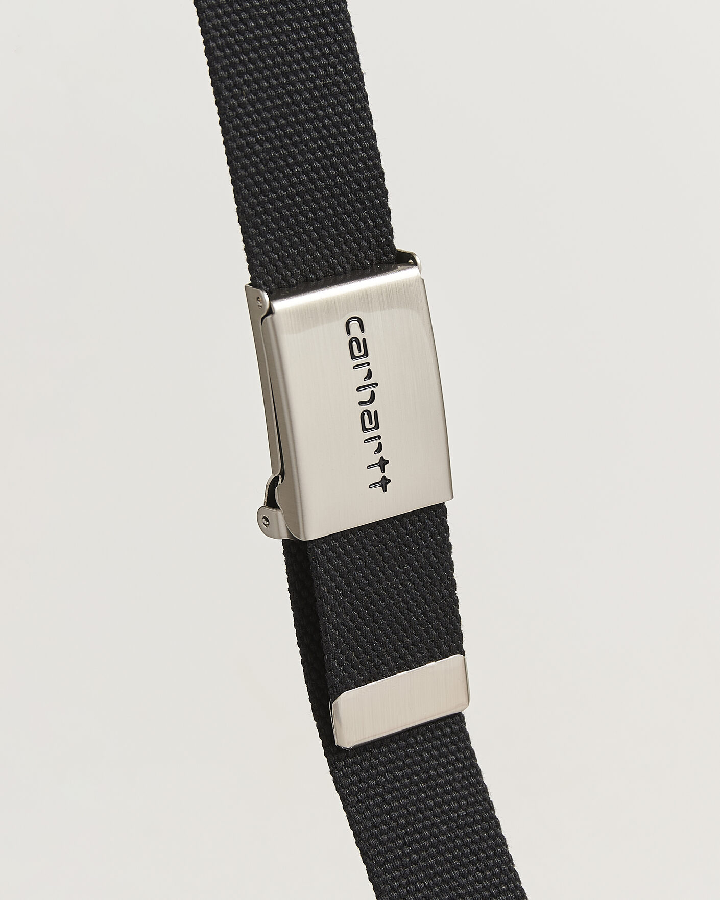 Uomini | Cinture | Carhartt WIP | Clip Belt Chrome Black