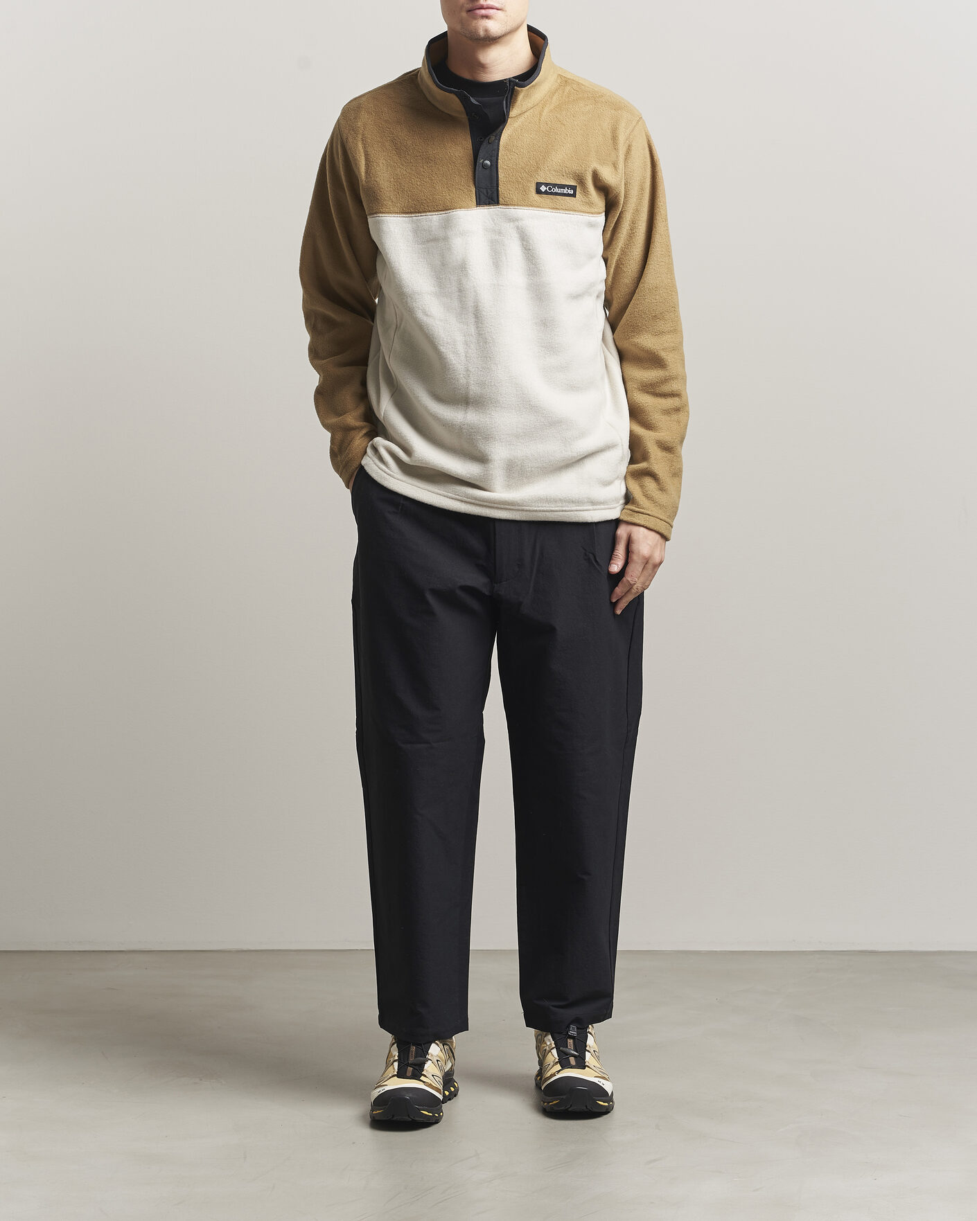 Uomini | Maglieria | Columbia | Steens Mountain Half Zip 2.0 Fleece Dark Stone/Delta