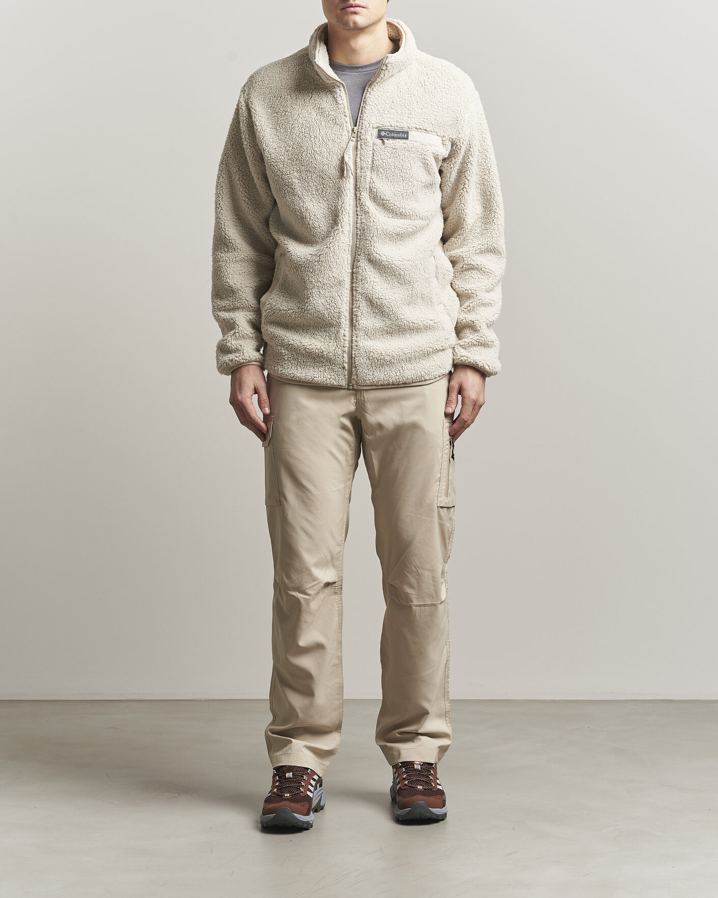 Uomini | Maglieria | Columbia | Rugged Ridge High Pile Full Zip Dark Stone