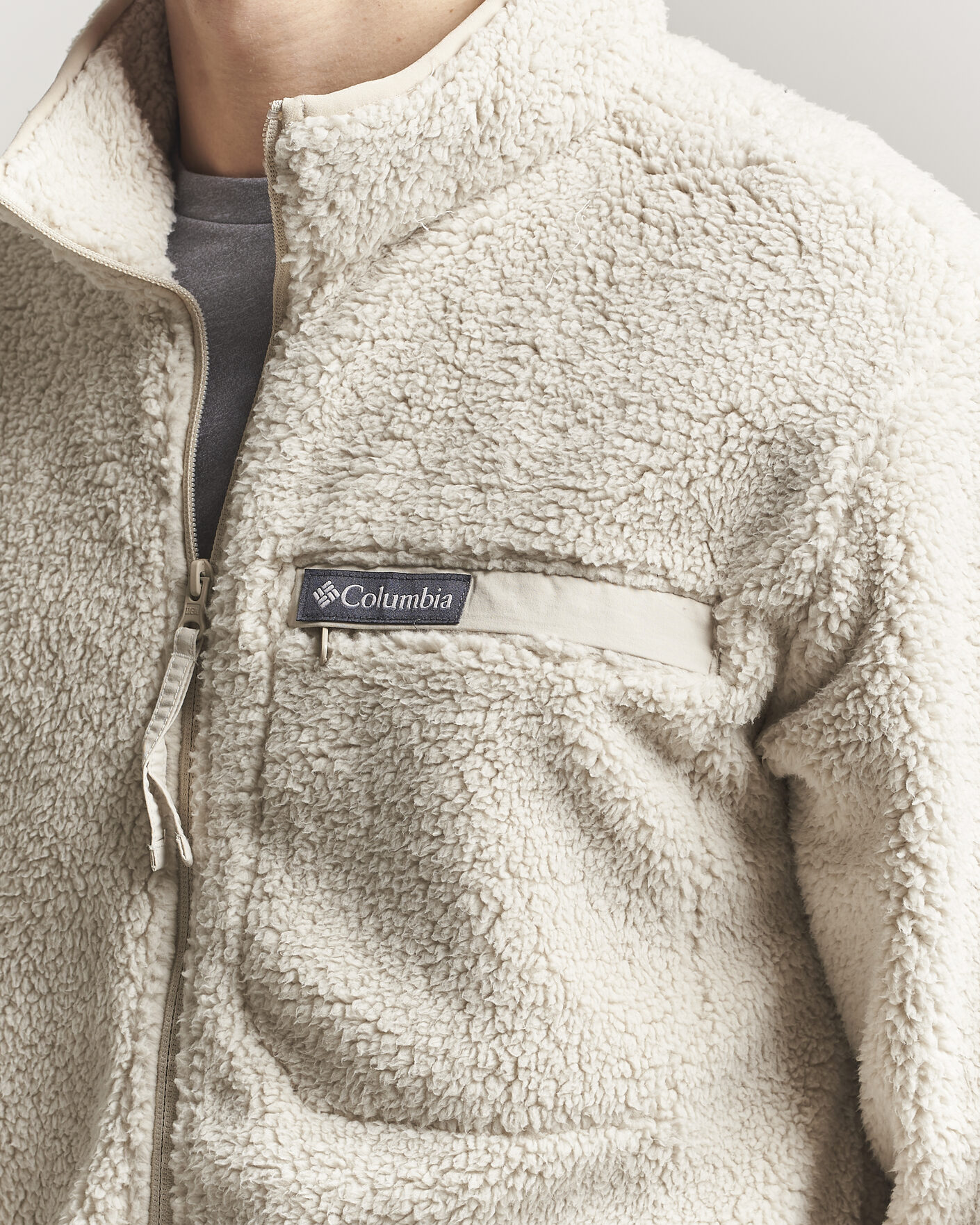 Uomini | Maglieria | Columbia | Rugged Ridge High Pile Full Zip Dark Stone