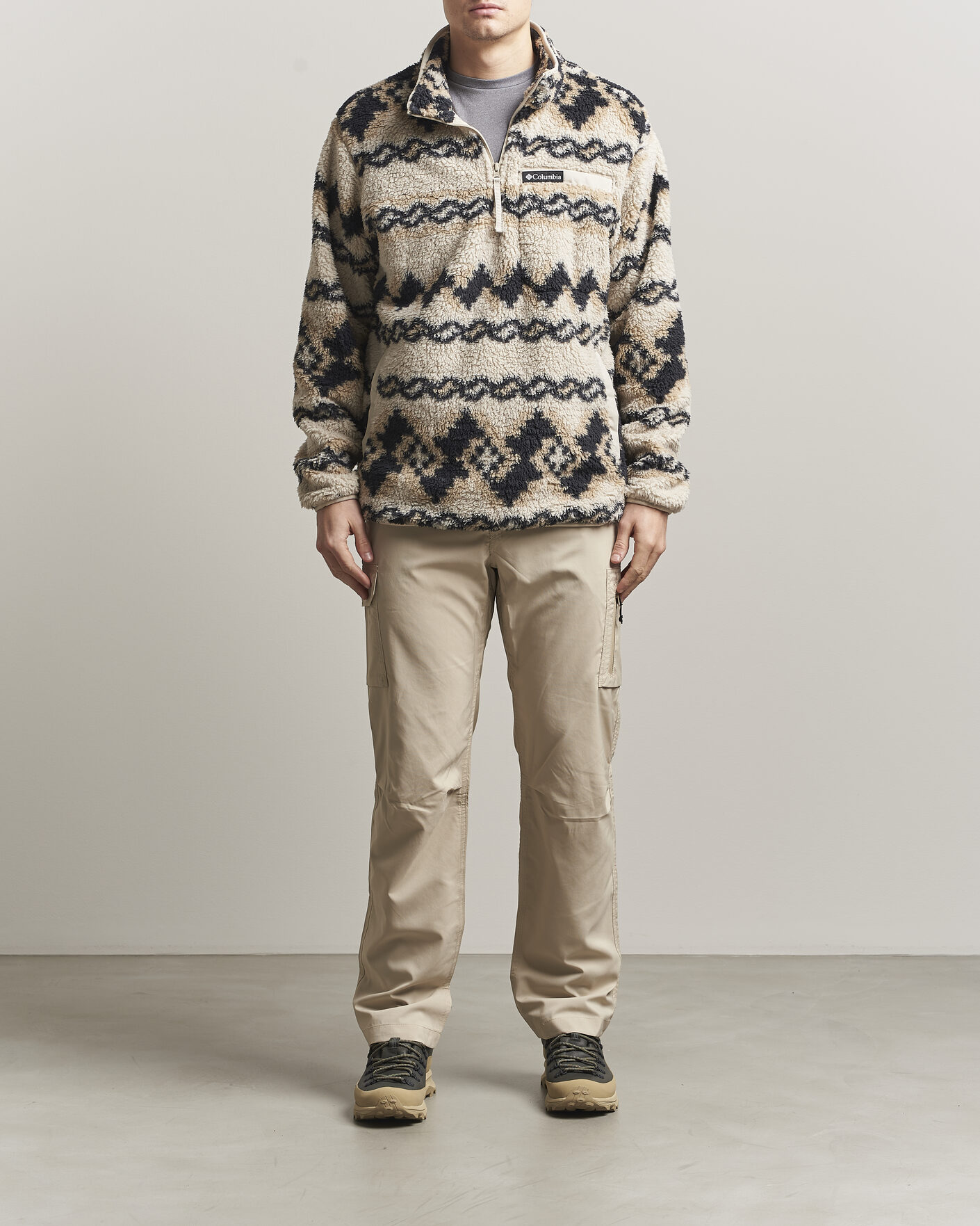 Uomini | Maglieria | Columbia | Rugged Ridge High Pile Half Zip Dark Stone Knitknot