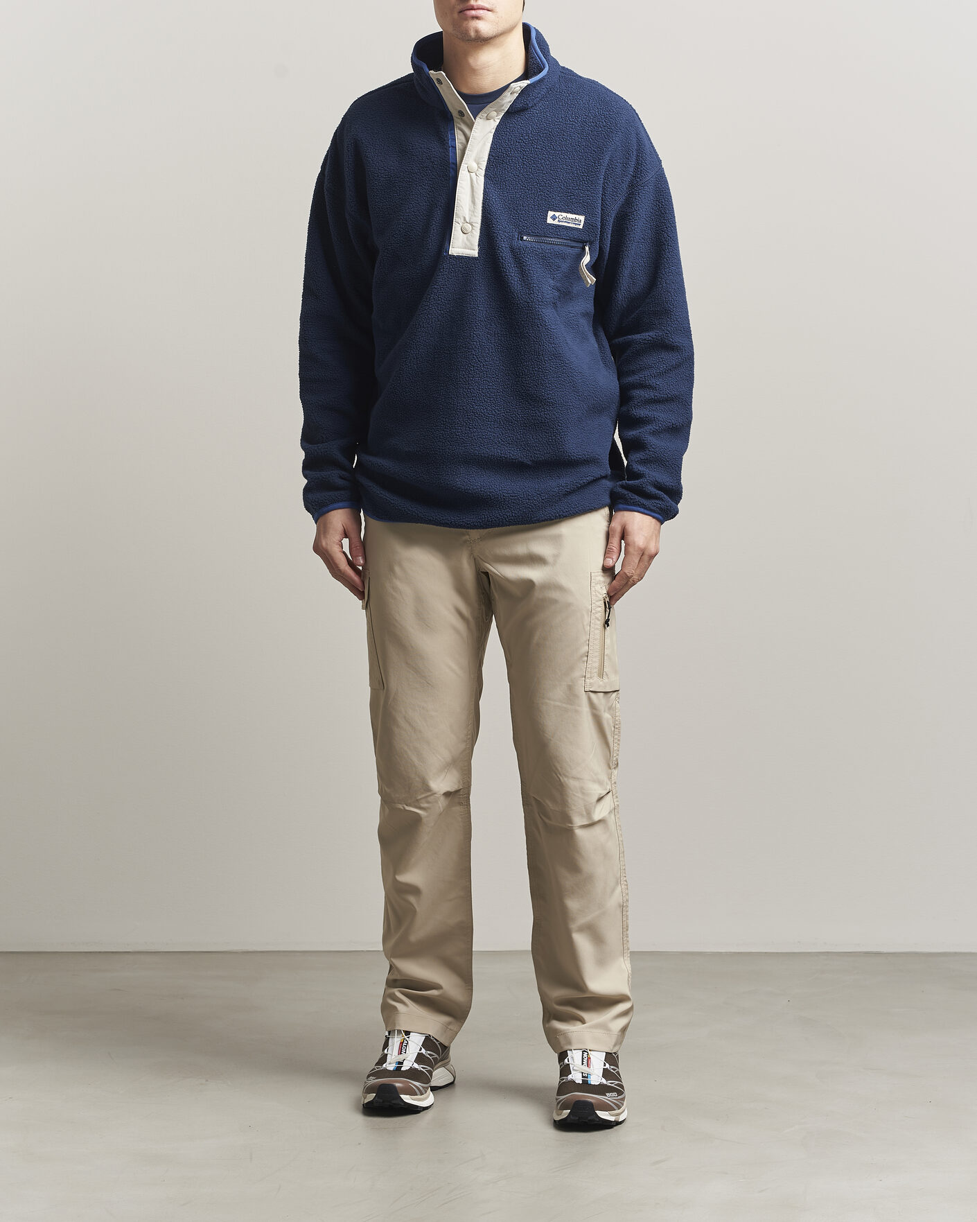 Uomini | Maglieria | Columbia | Helvetia II Half Snap Fleece Navy