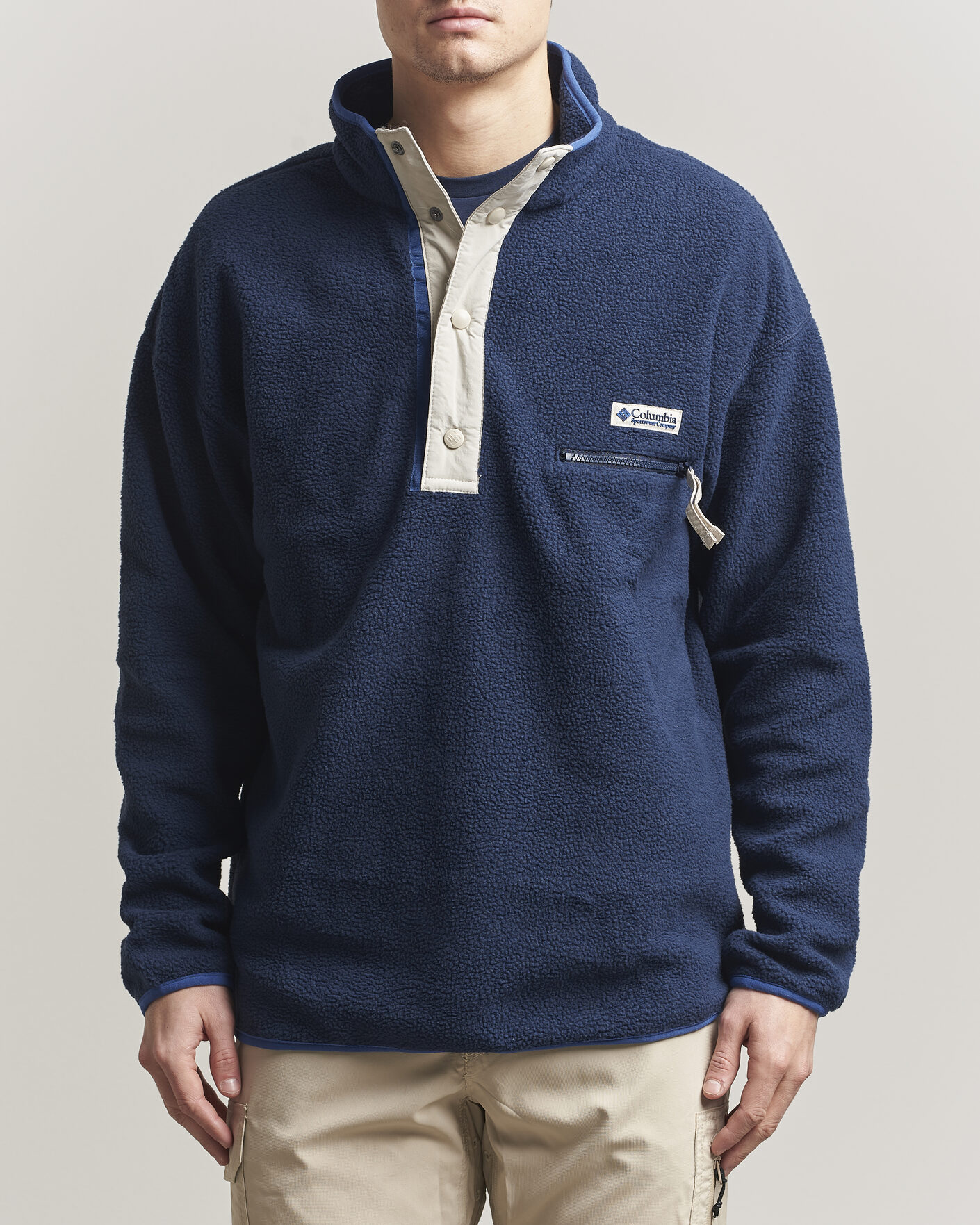 Uomini | Maglieria | Columbia | Helvetia II Half Snap Fleece Navy