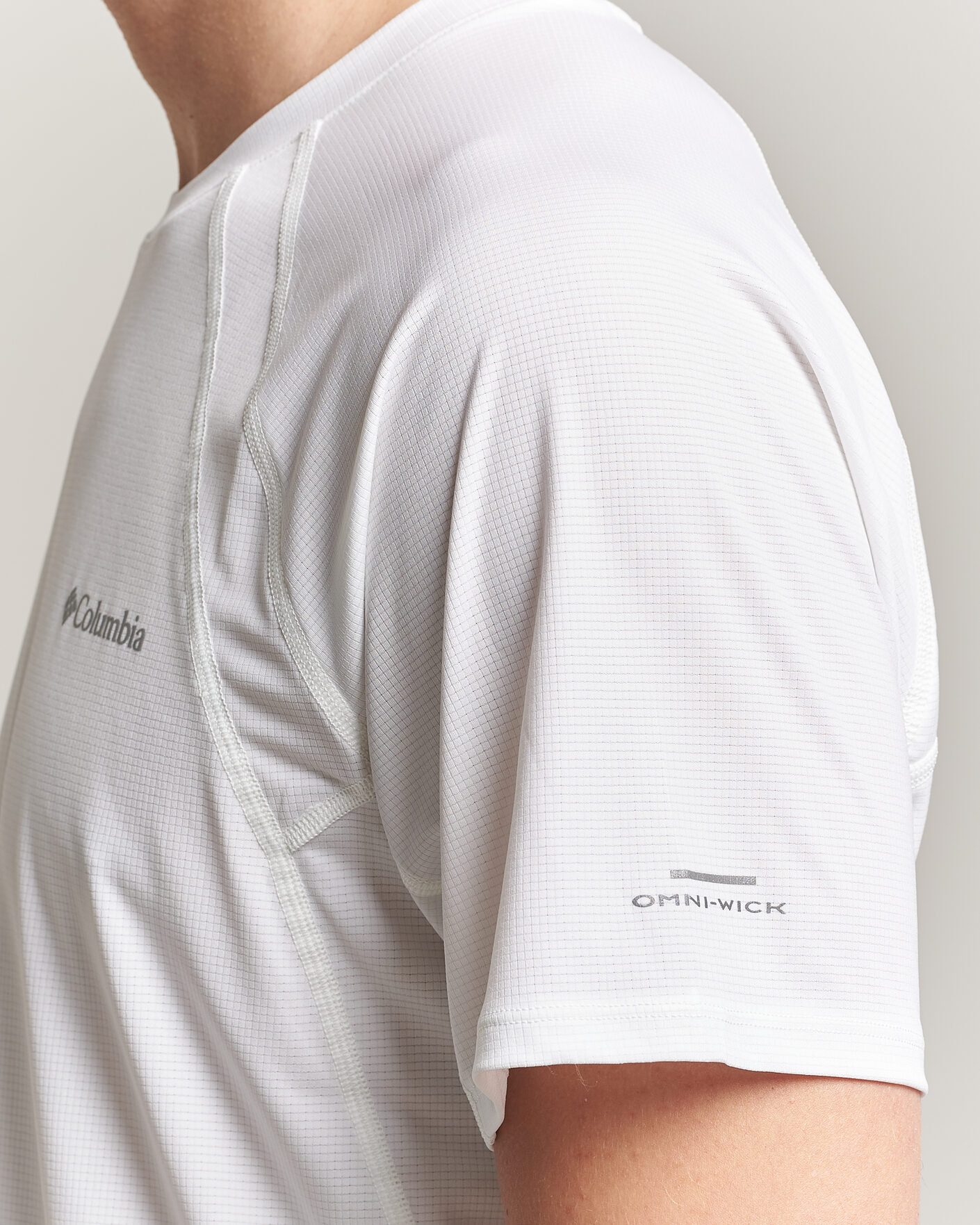 Uomini | T-shirt | Columbia | Stealth Spring T-Shirt White