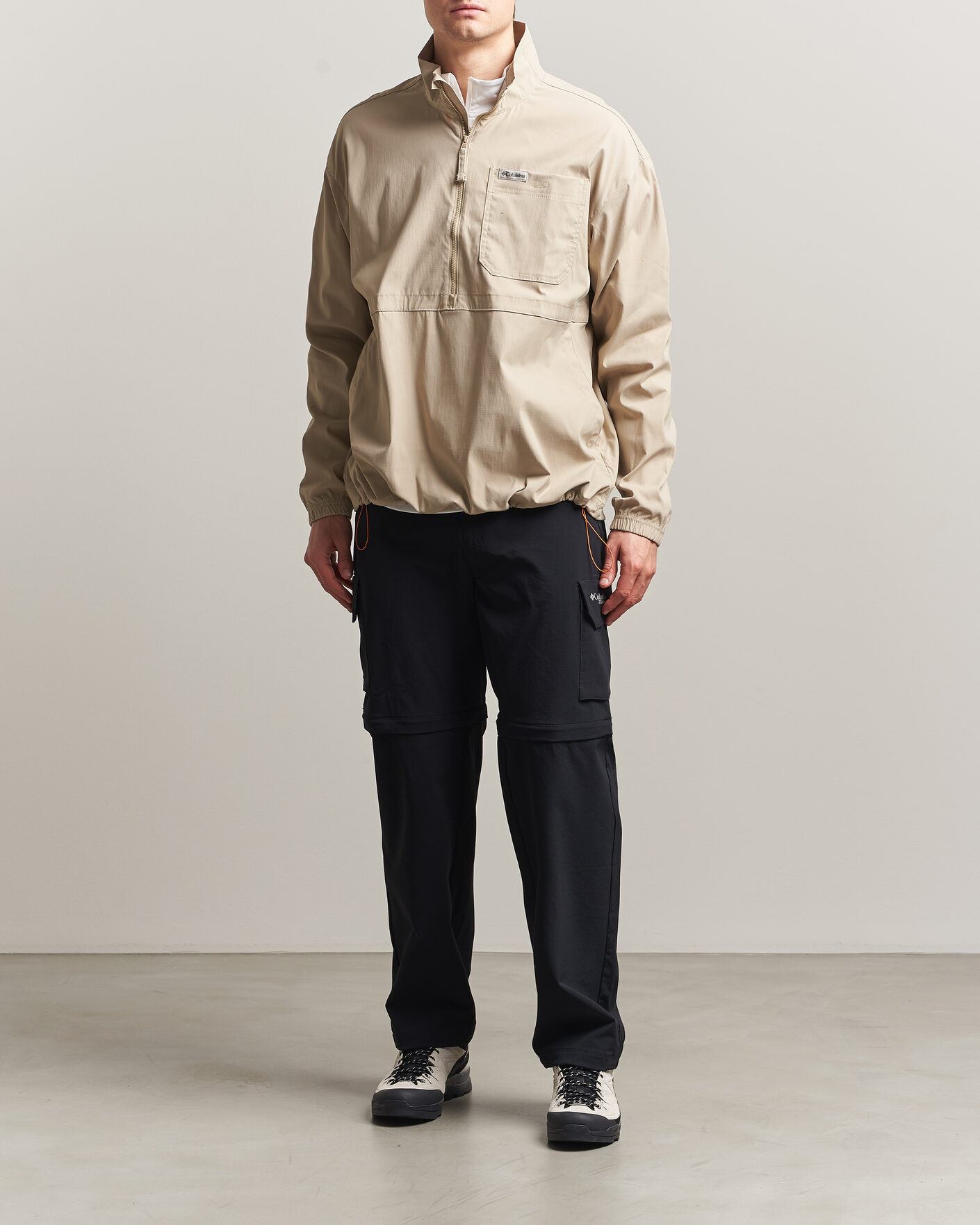 Uomini | Giacche | Columbia | Landroamer Half-Zip Overshirt Ancient Fossil