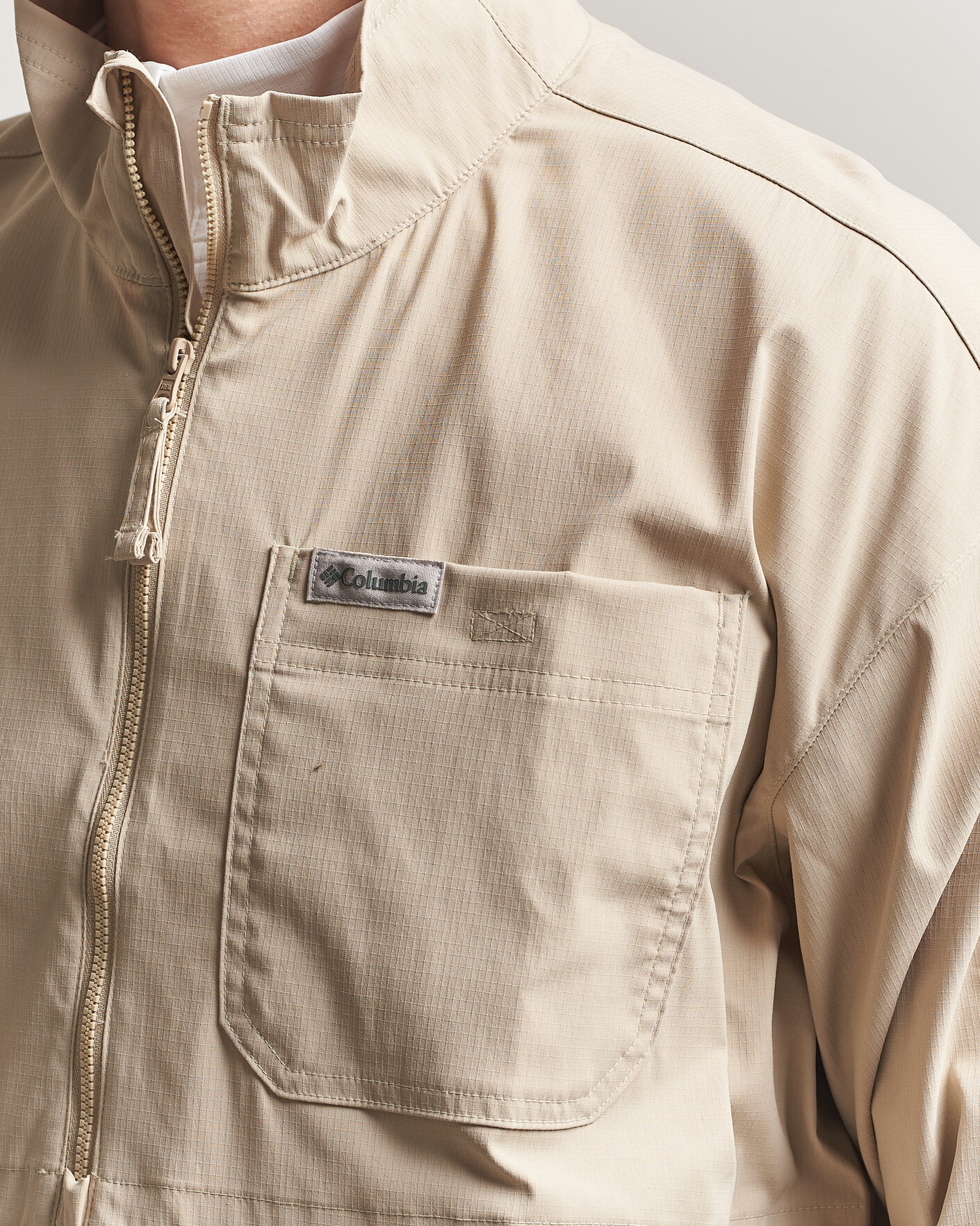 Uomini | Giacche | Columbia | Landroamer Half-Zip Overshirt Ancient Fossil