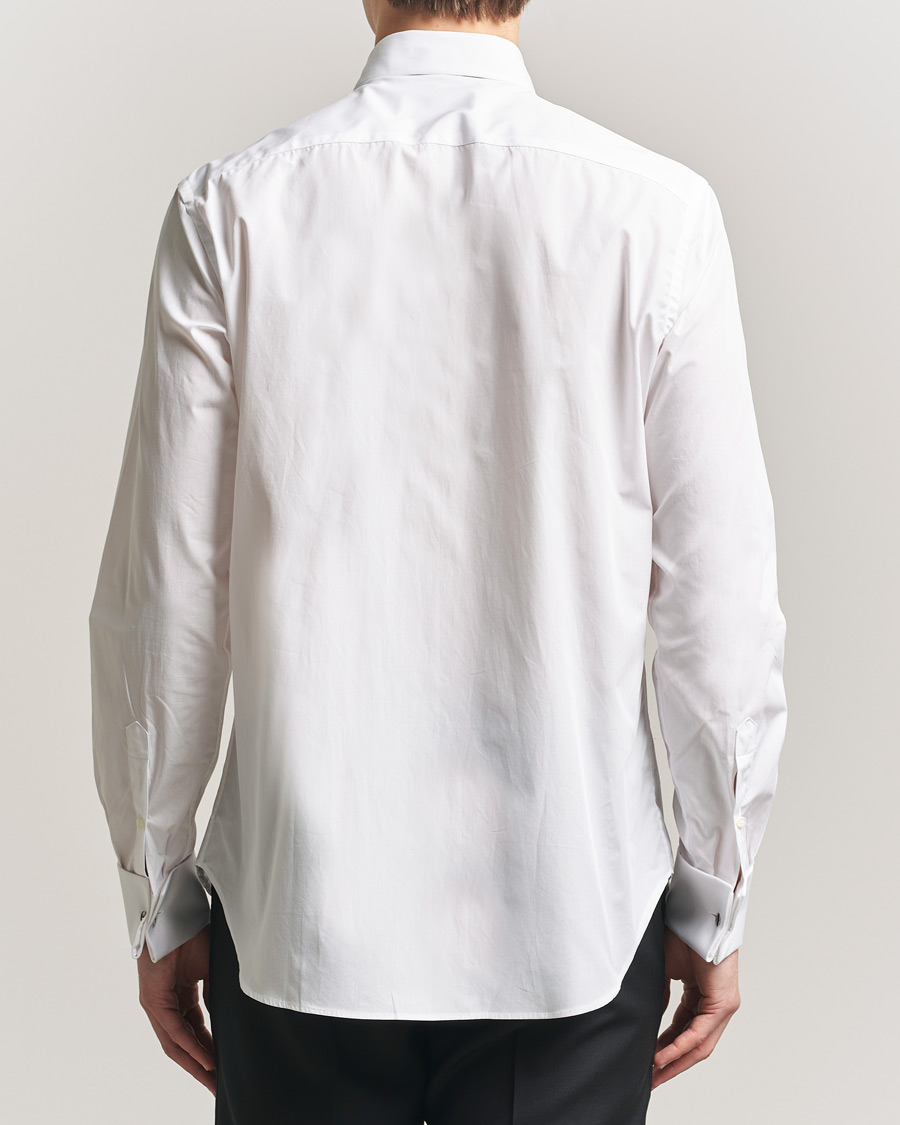 Uomini | Camicie | Canali | Classic Black Studs Tuxedo Shirt White