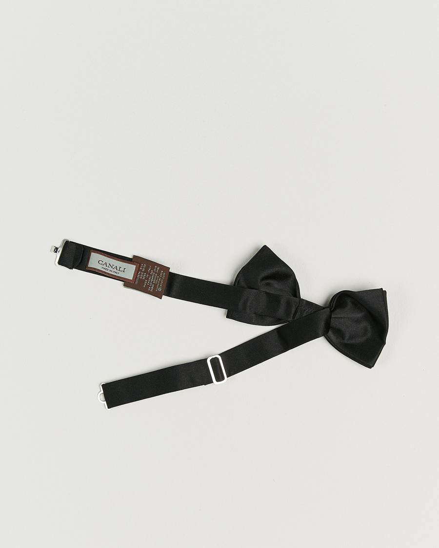 Uomini | Papillon | Canali | Silk Bow Tie Black