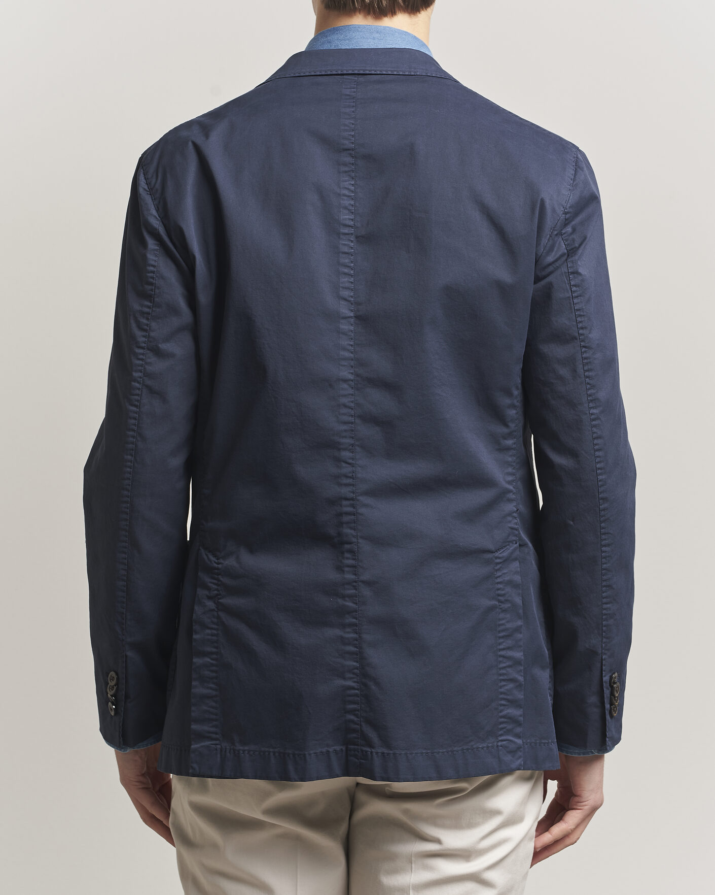Uomini | Blazers | Boglioli | K Jacket Supima Cotton Blazer Navy
