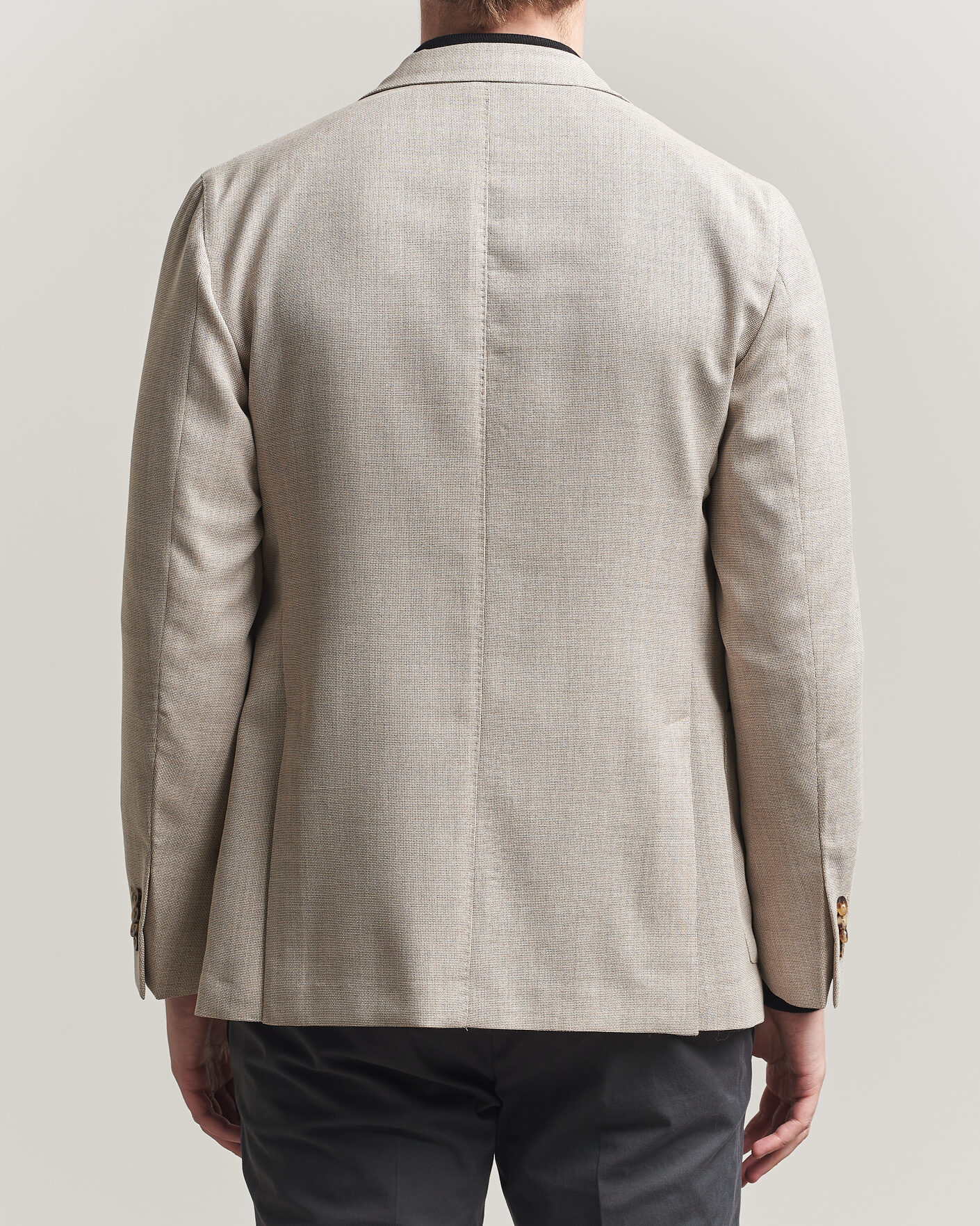 Uomini | Blazers | Boglioli | K Jacket Wool Hopsack Blazer Light Beige
