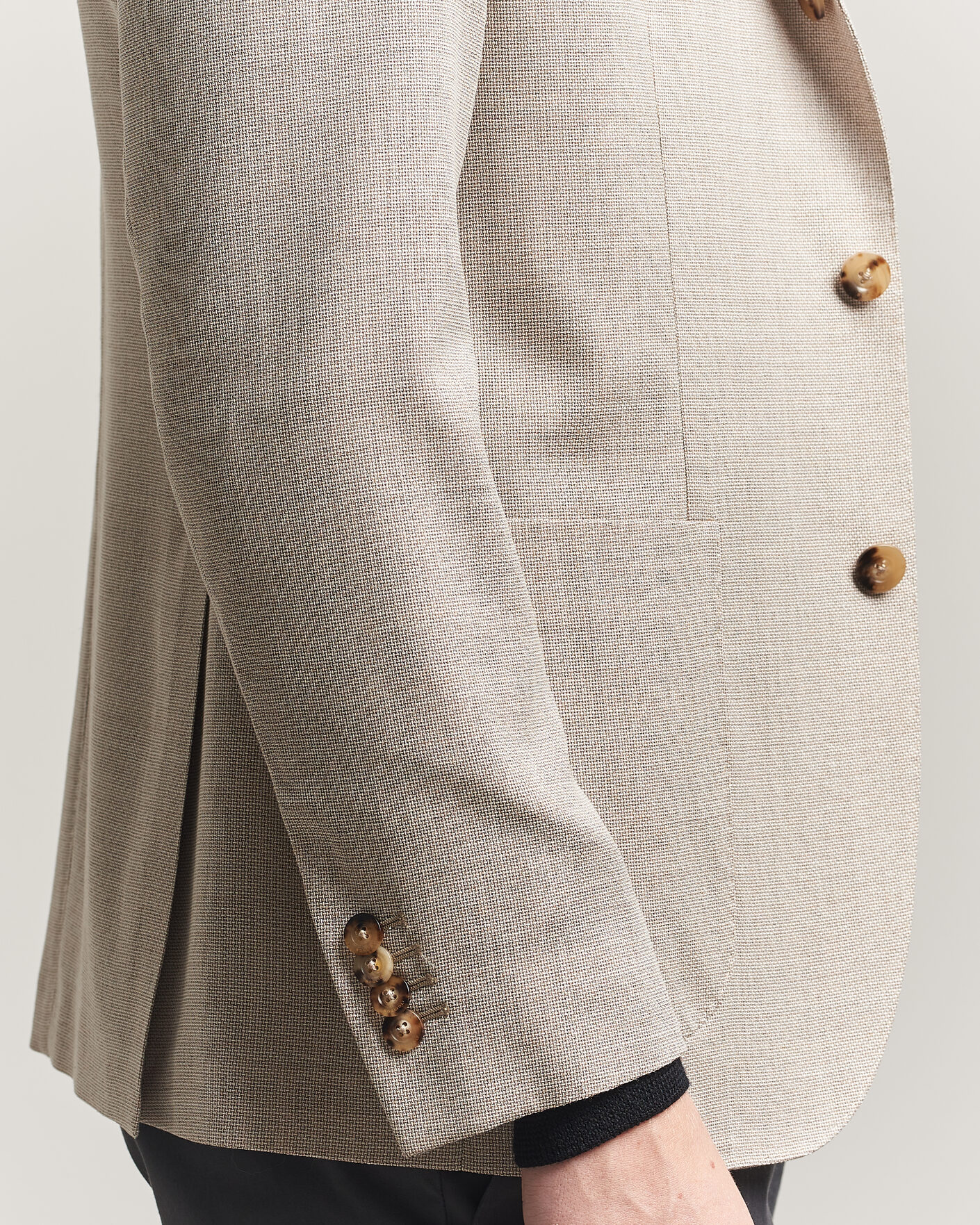 Uomini | Blazers | Boglioli | K Jacket Wool Hopsack Blazer Light Beige