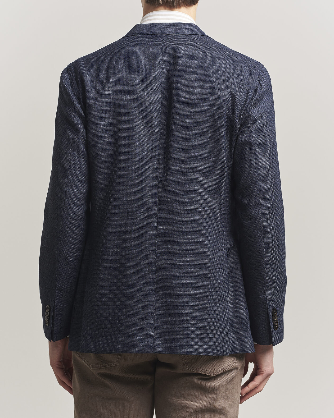 Uomini | Blazers | Boglioli | K Jacket Wool Hopsack Blazer Dark Blue