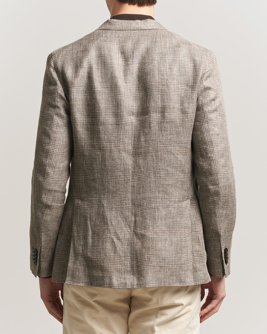 Uomini | Blazers | Boglioli | K Jacket Prince Of Wales Blazer Taupe