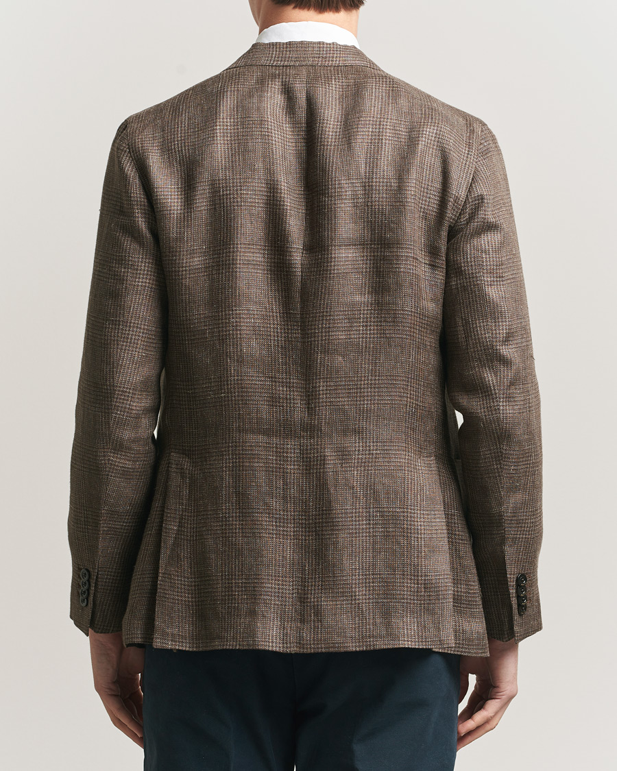 Uomini | Blazers | Boglioli | K Jacket Prince Of Wales Blazer Dark Brown