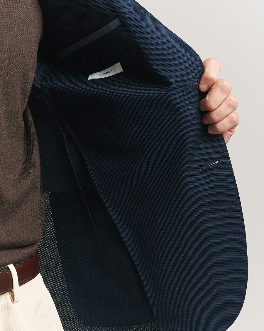 Uomini | Blazers | Boglioli | K Jacket Jersey Blazer Navy