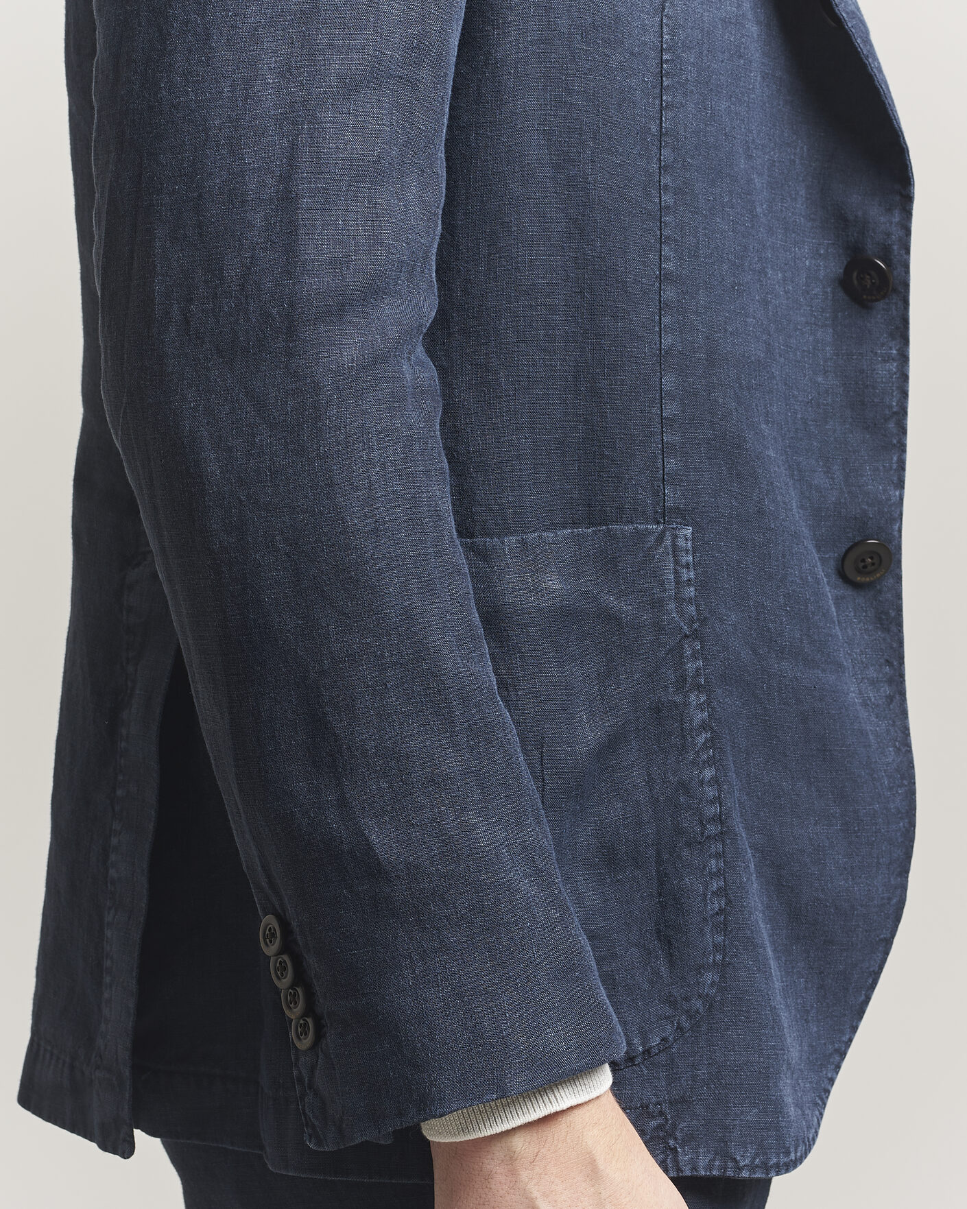 Uomini | Abiti | Boglioli | K Jacket Linen Suit Navy