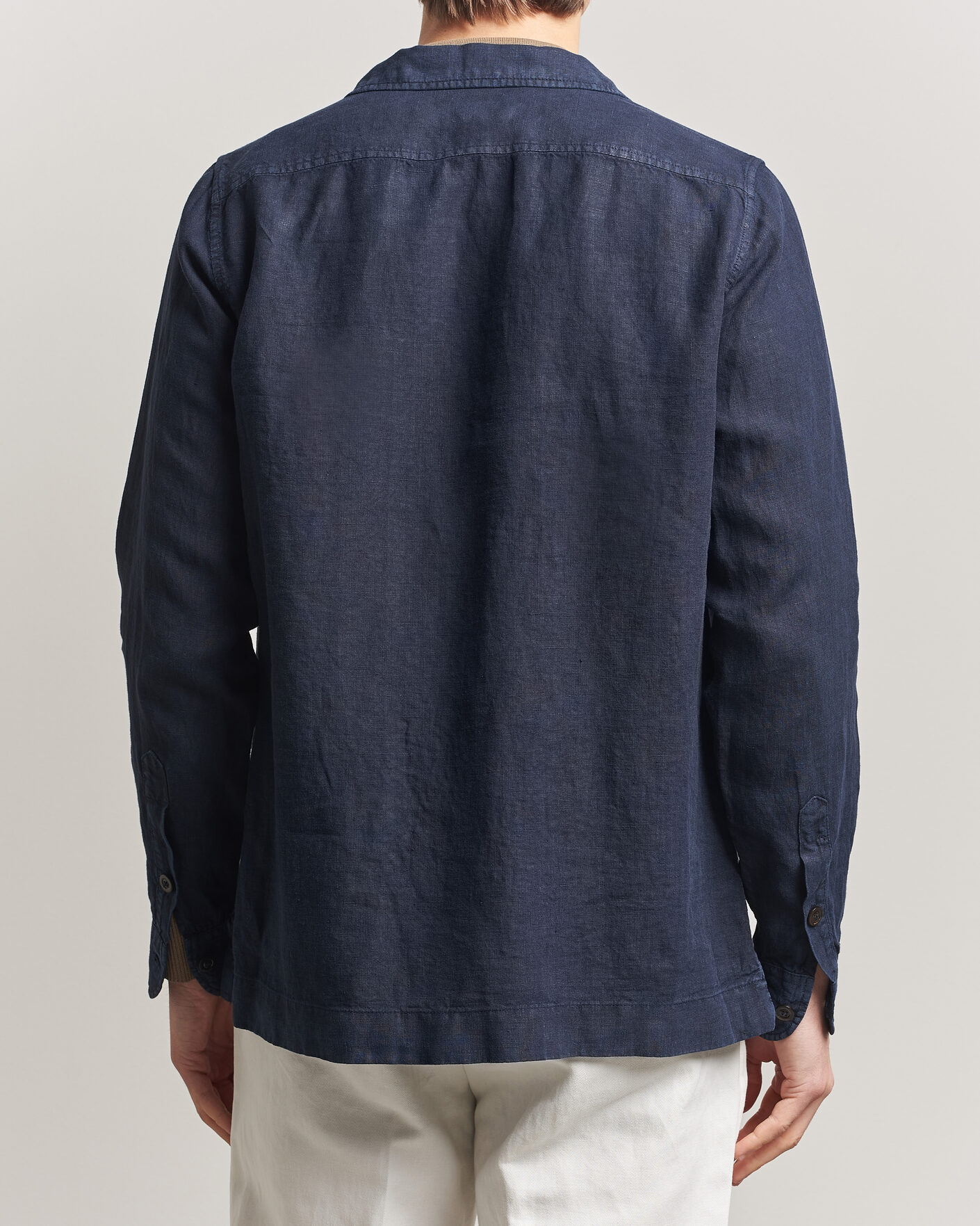 Uomini | Giacche | Boglioli | Linen Painter Jacket Navy