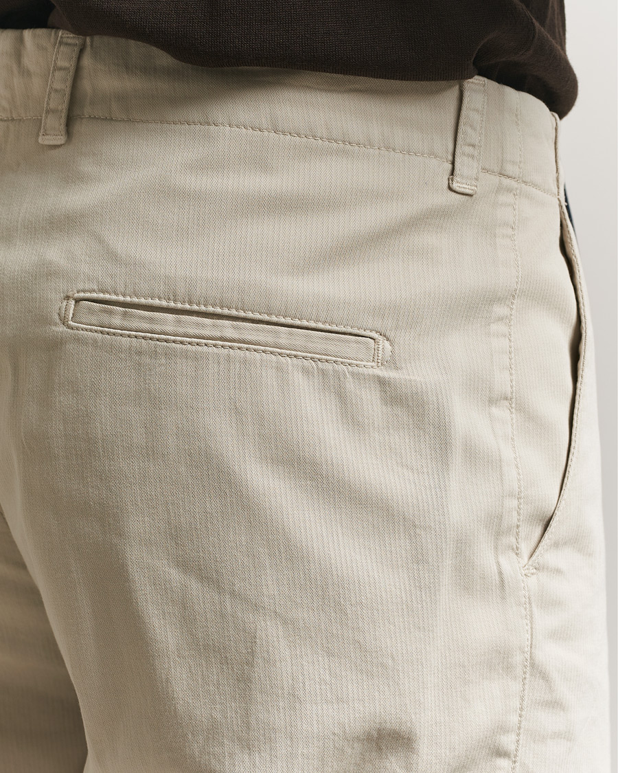 Uomini | Pantaloni | Boglioli | Regular Fit Cotton Chinos Beige
