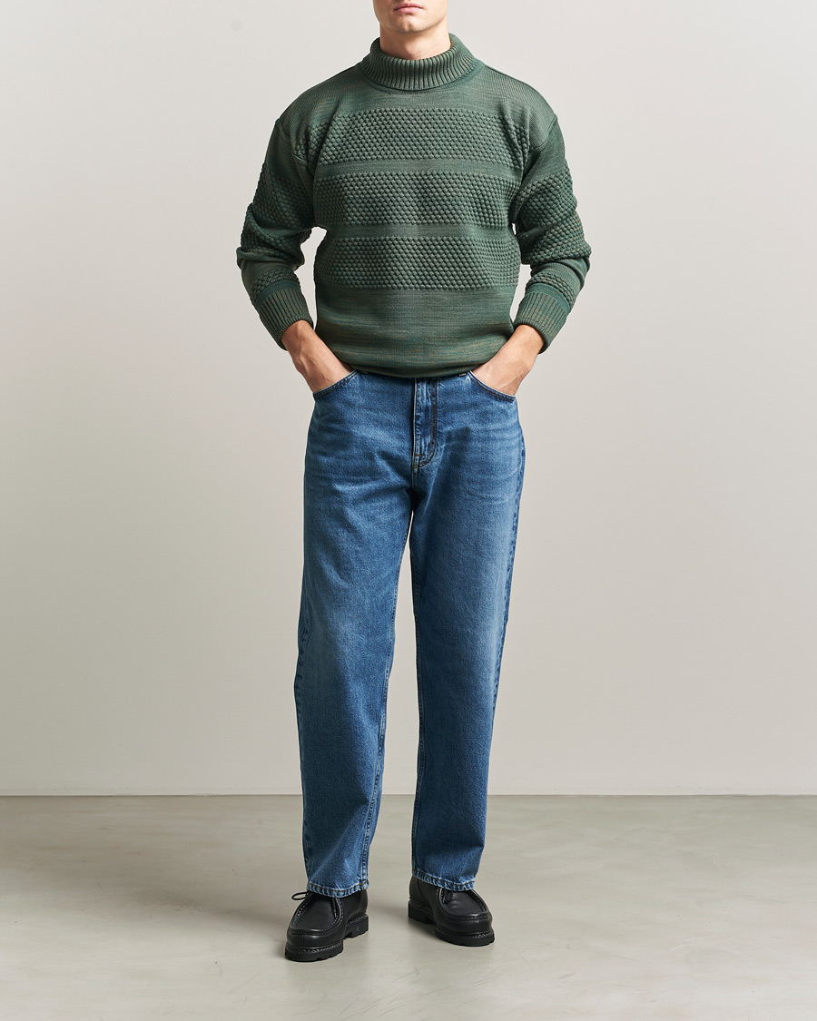 Uomini | Maglieria | S.N.S. Herning | Fisherman Sweater Natural Machine Green