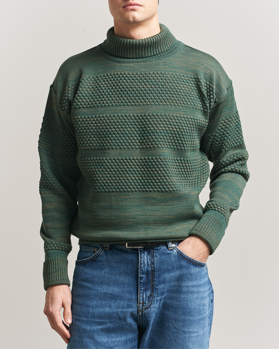 Uomini | Maglieria | S.N.S. Herning | Fisherman Sweater Natural Machine Green