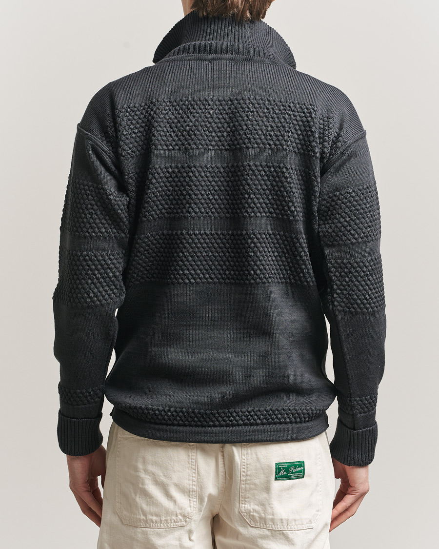 Uomini | Maglieria | S.N.S. Herning | Fisherman Short Zip Molten Grey