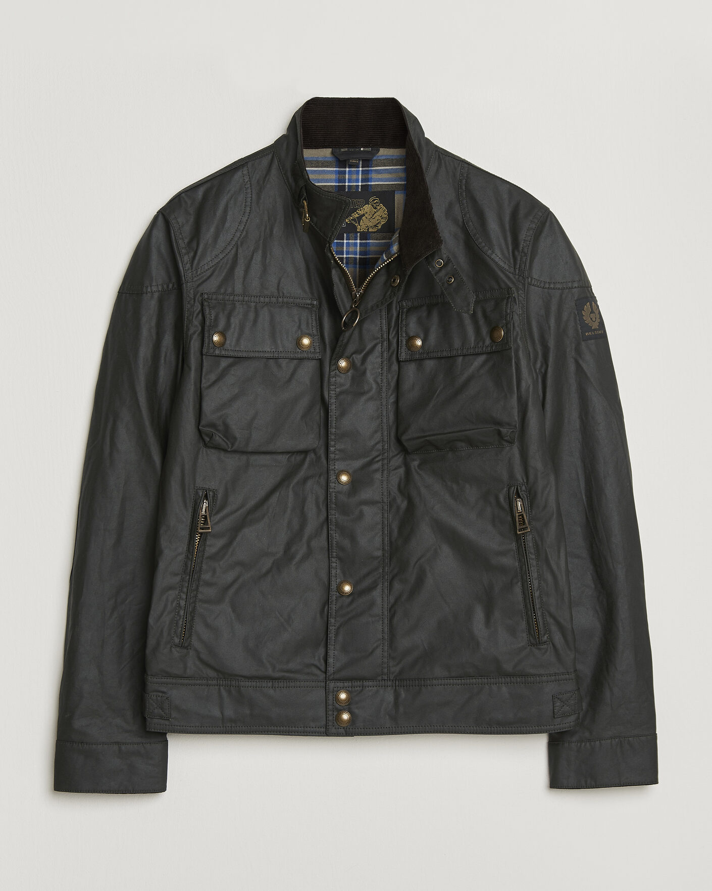 Uomini | Giacche | Belstaff | Racemaster Waxed Jacket Faded Olive