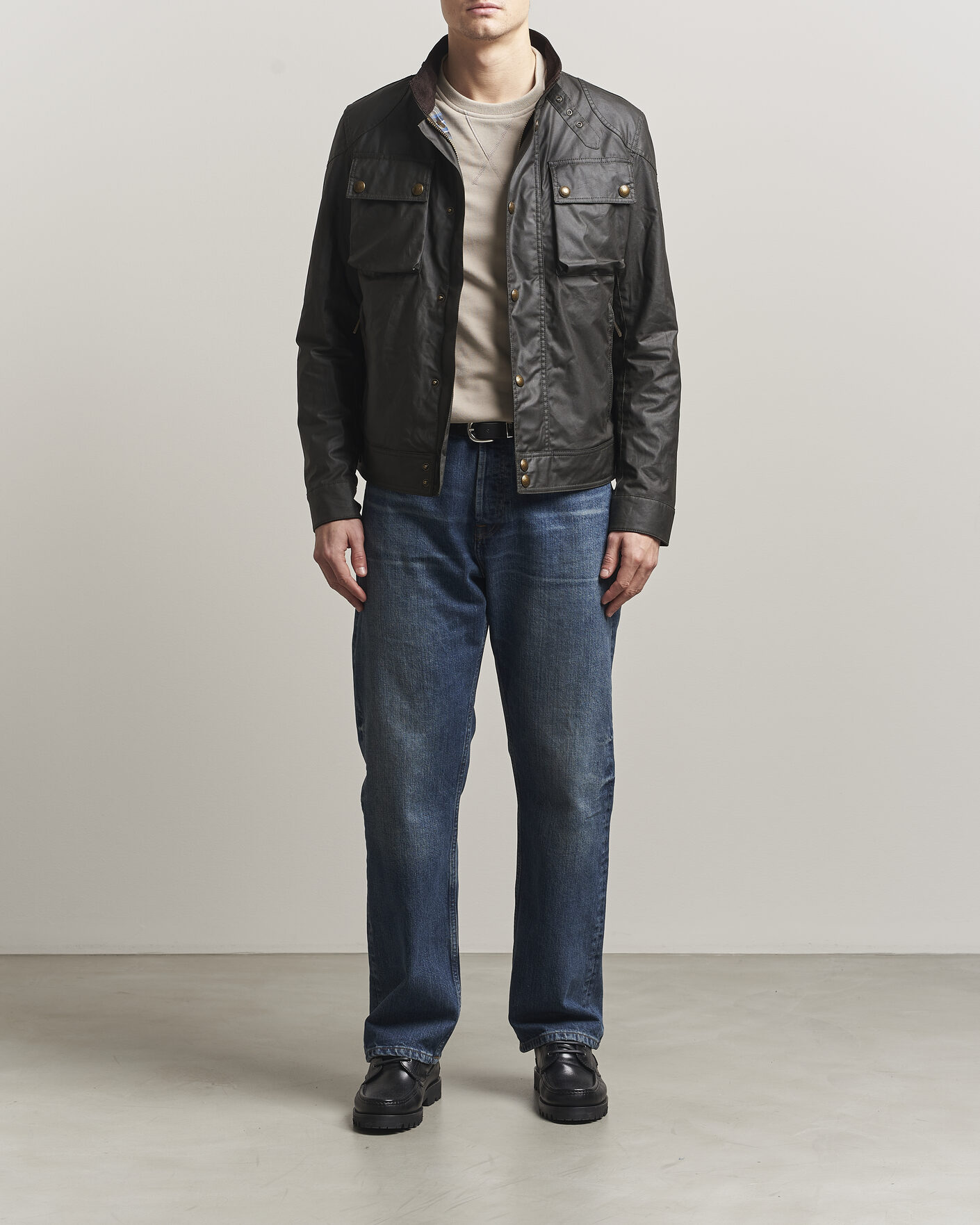 Uomini | Giacche | Belstaff | Racemaster Waxed Jacket Faded Olive