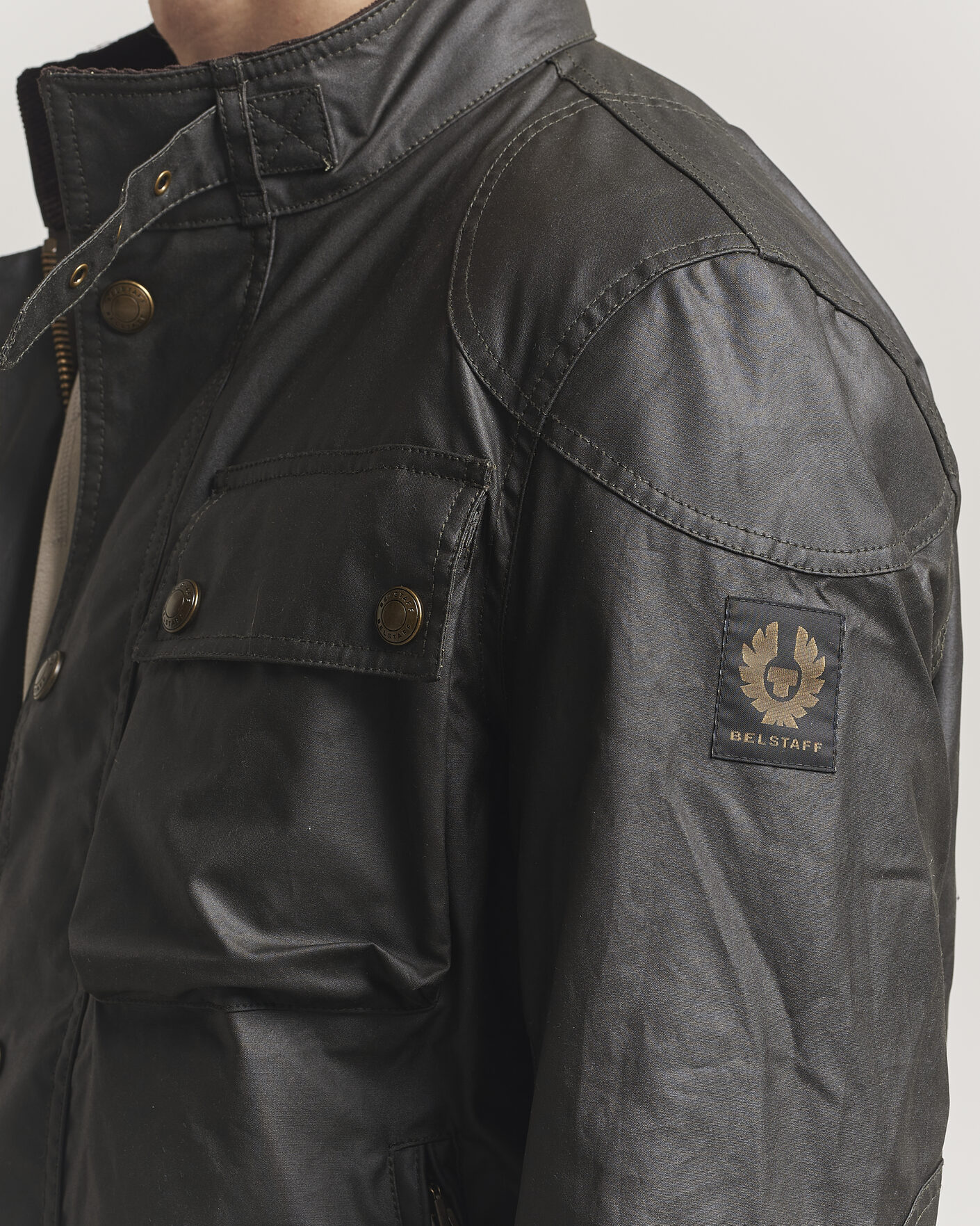 Uomini | Giacche | Belstaff | Racemaster Waxed Jacket Faded Olive