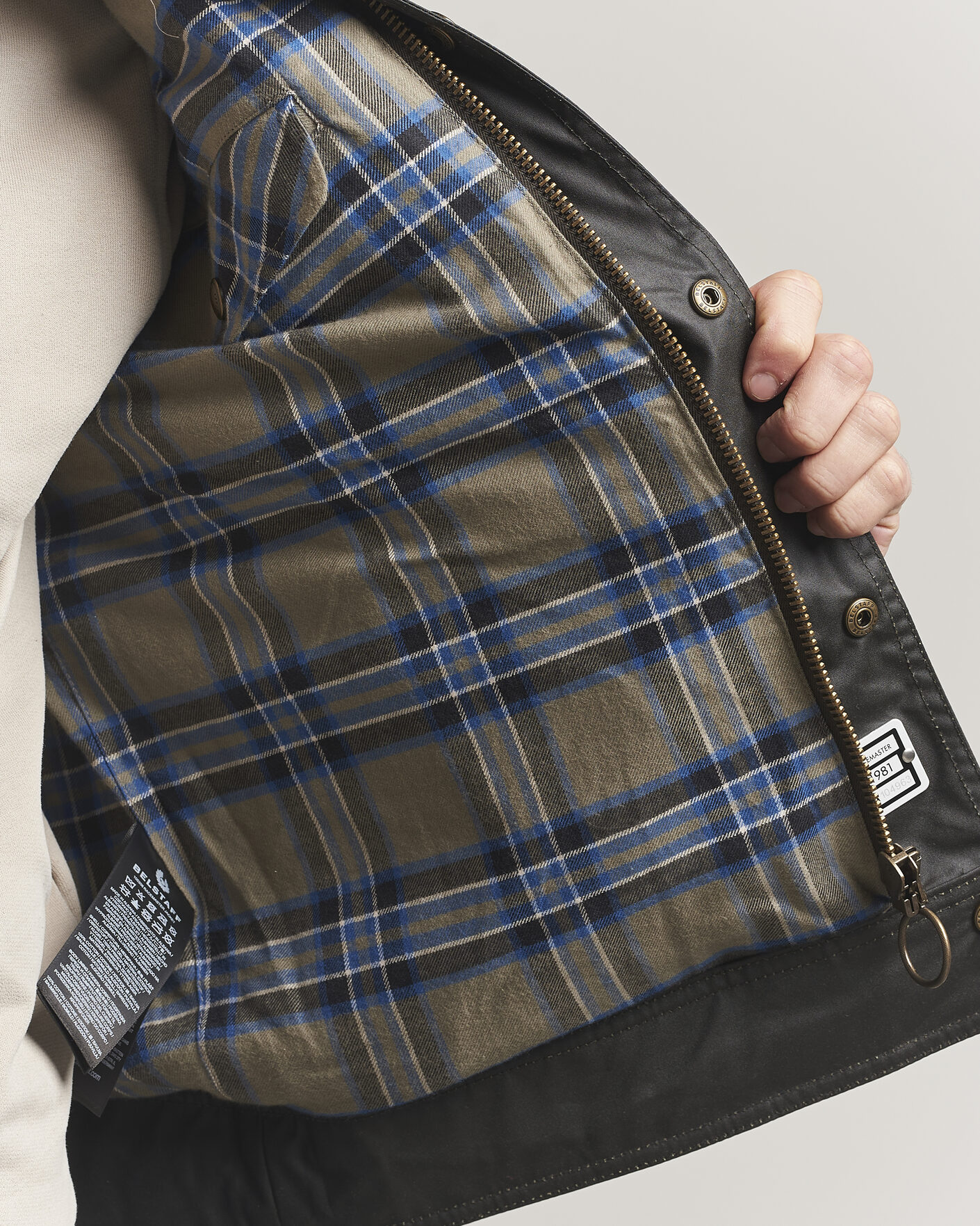 Uomini | Giacche | Belstaff | Racemaster Waxed Jacket Faded Olive