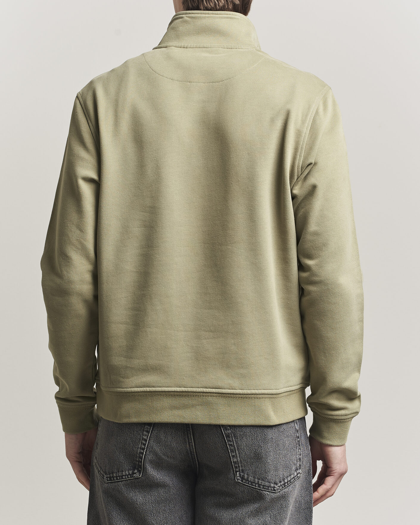 Uomini | Maglieria | Belstaff | Signature Half Zip Sweatshirt Fatigue Green