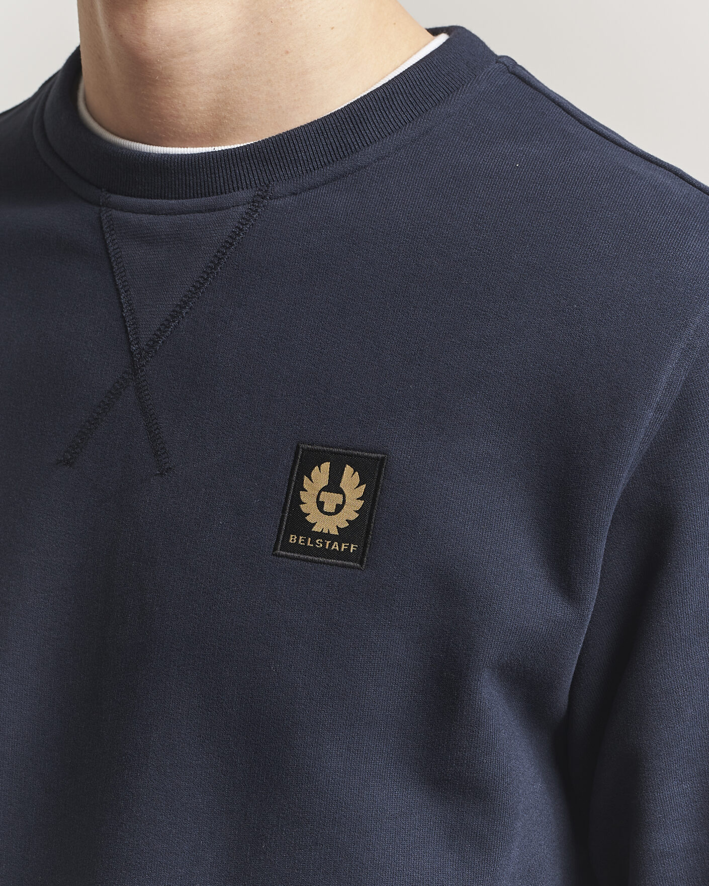 Uomini | Maglieria | Belstaff | Signature Crew Neck Sweatshirt Dark Ink